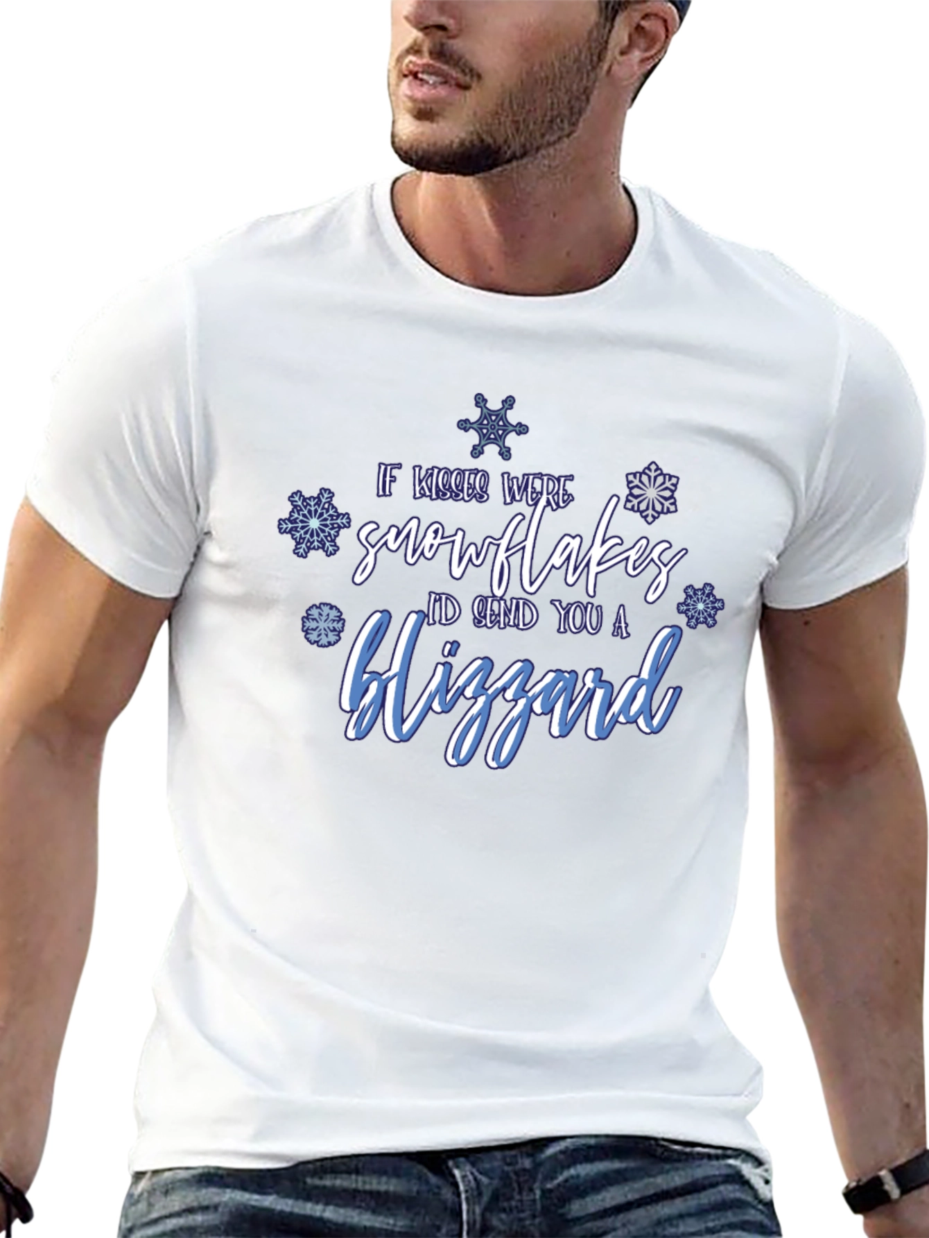 Snowflake Kisses Blizzard Graphic Tee