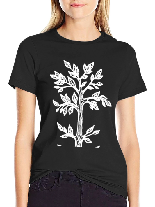 Tree Graphic Print T-Shirt - Stylish Casual Wear
