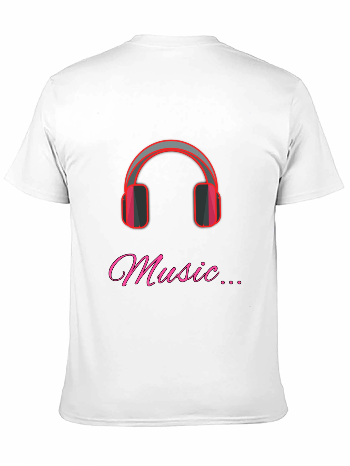 Music Lovers T-Shirt - Headphones Graphic Tee