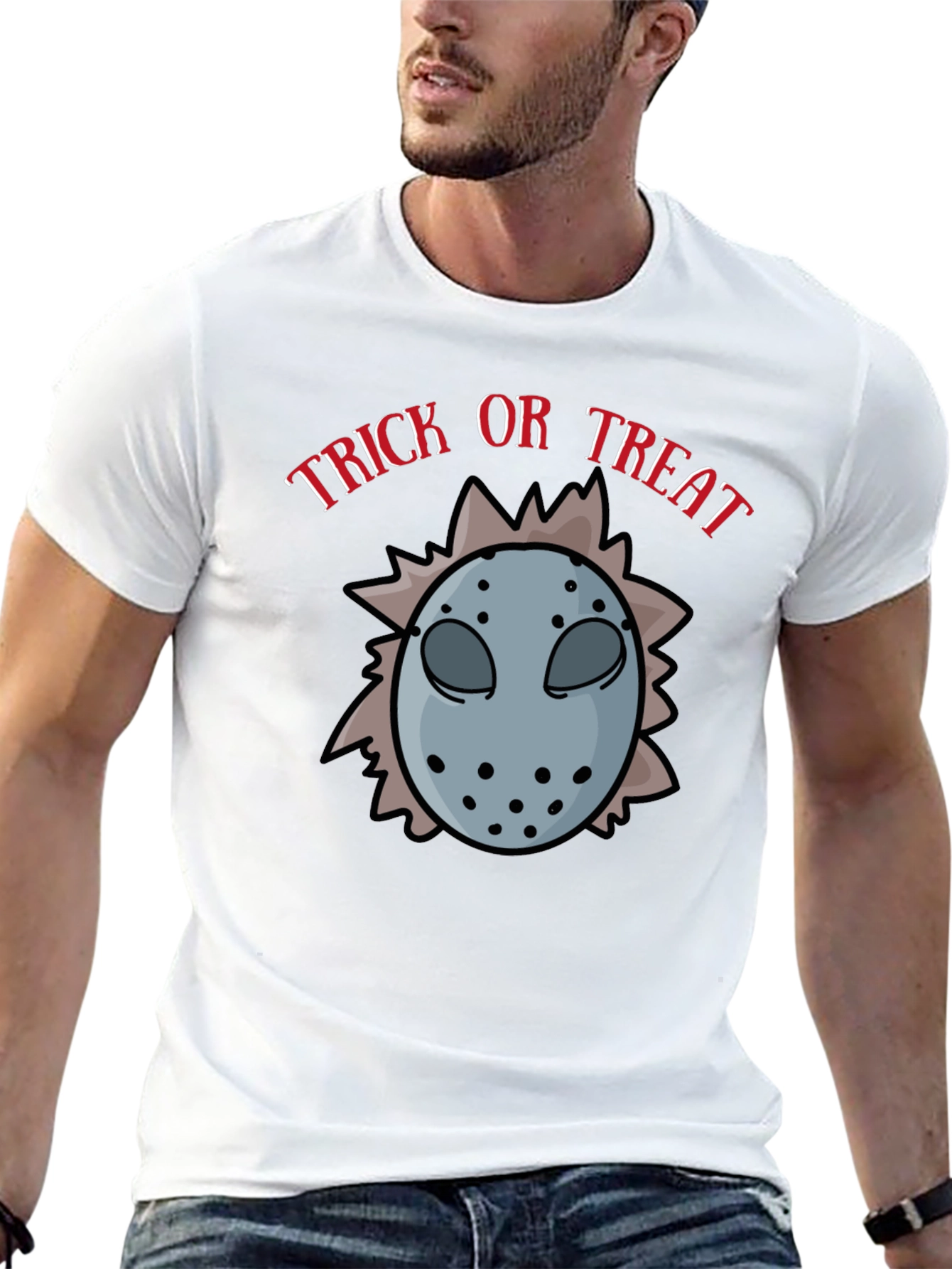 Halloween Trick or Treat Mask T-Shirt