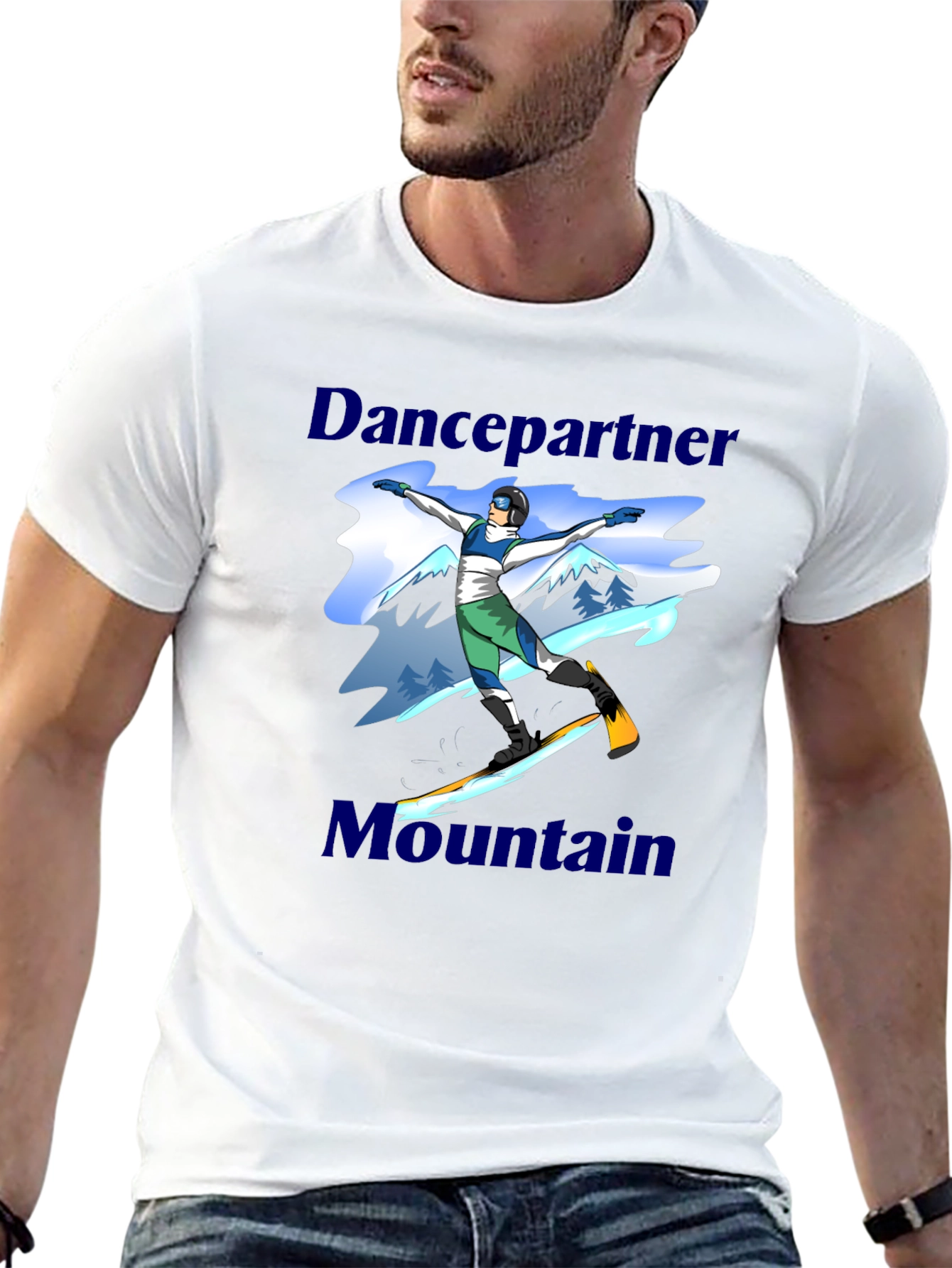 Dancepartner Mountain Black T-Shirt