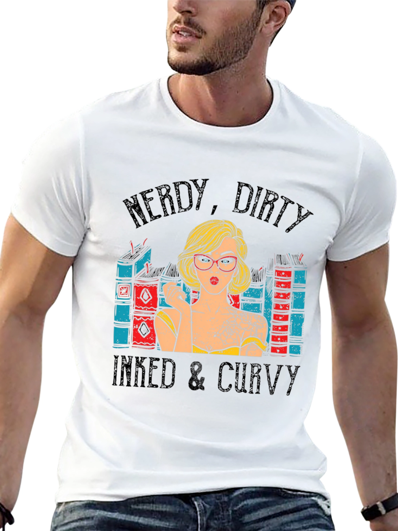 Nerdy Dirty Inked & Curvy T-Shirt