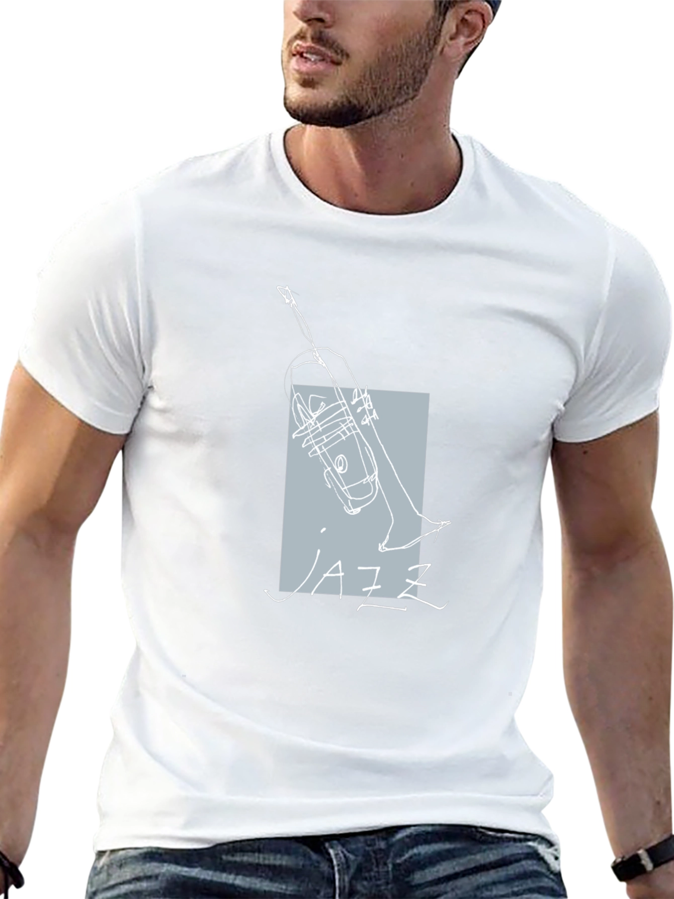 Jazz Trumpet Sketch T-Shirt