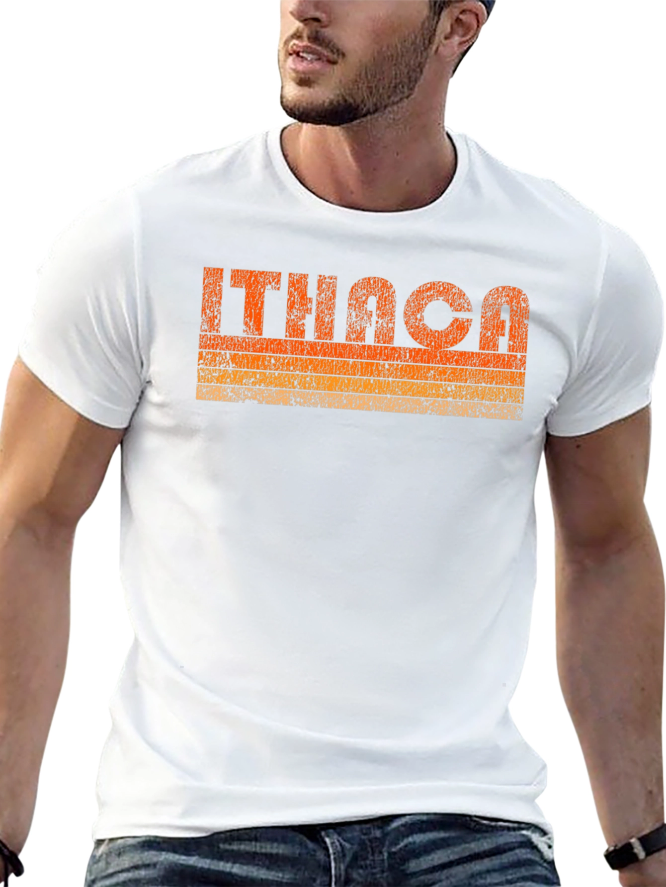 Ithaca Retro Style Graphic Tee