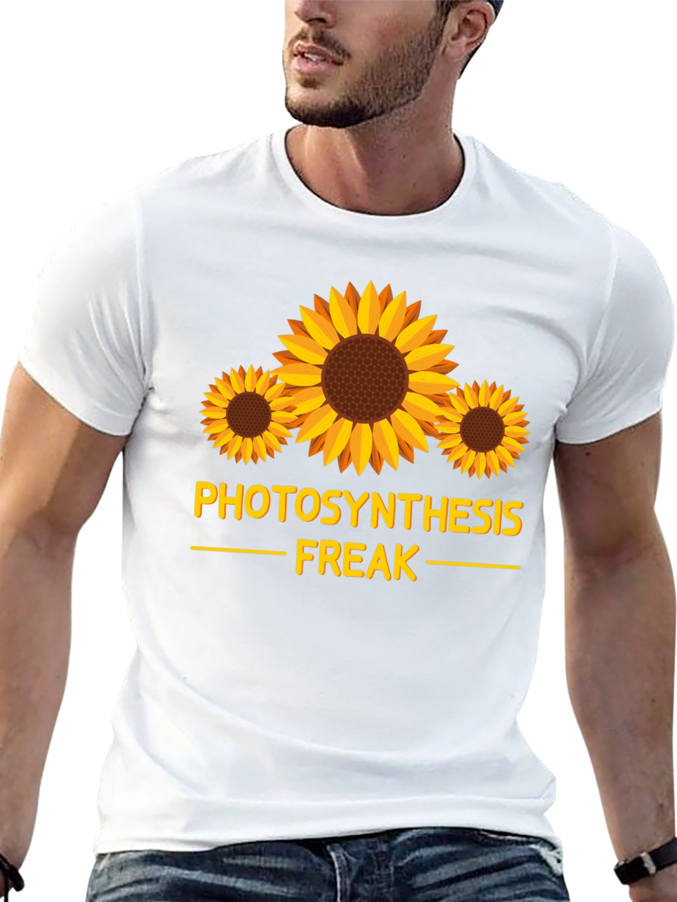 Photosynthesis Freak Sunflower Graphic Tee