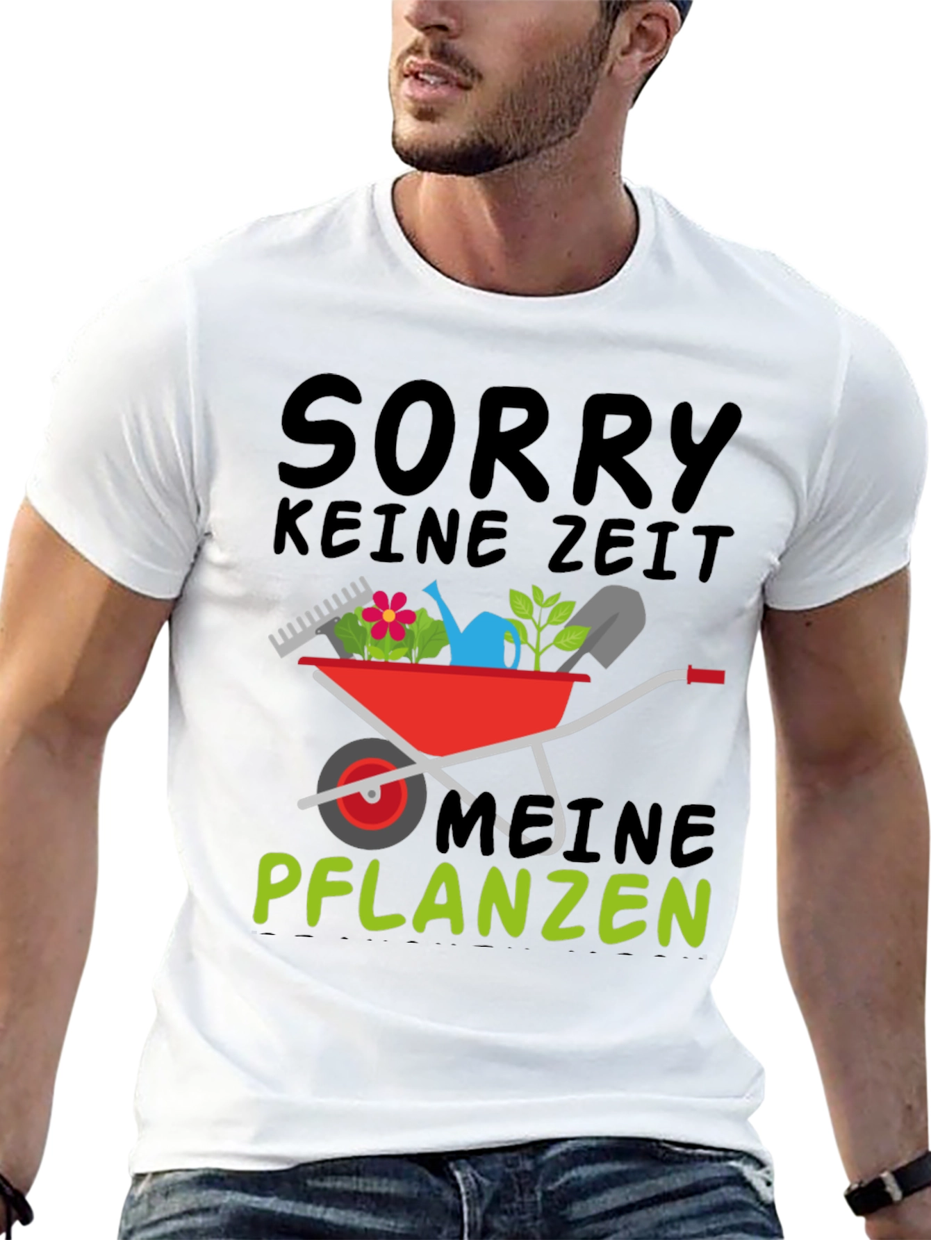 Gardener T-Shirt: Sorry No Time - My Plants!