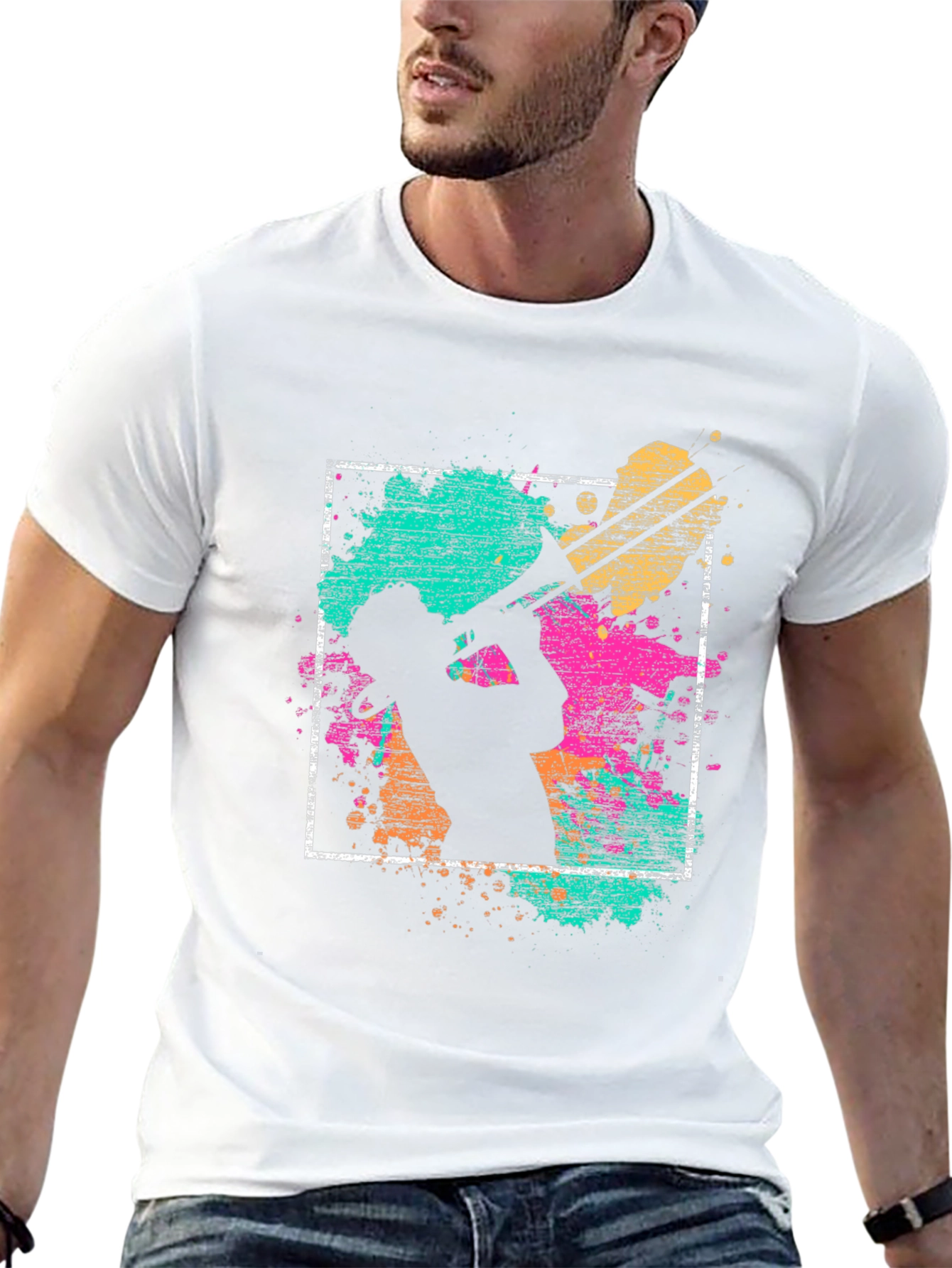 Jazz Trombone Player Graphic Tee