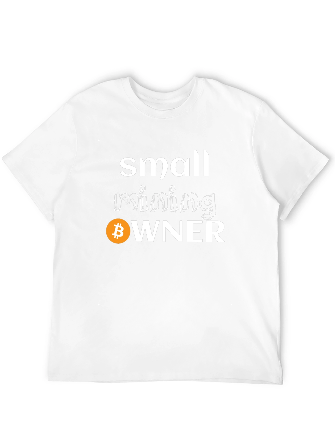 Bitcoin Small Mining Owner Black T-Shirt