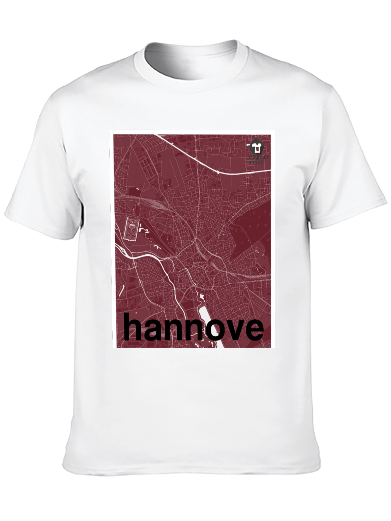 Hannover City Map T-Shirt