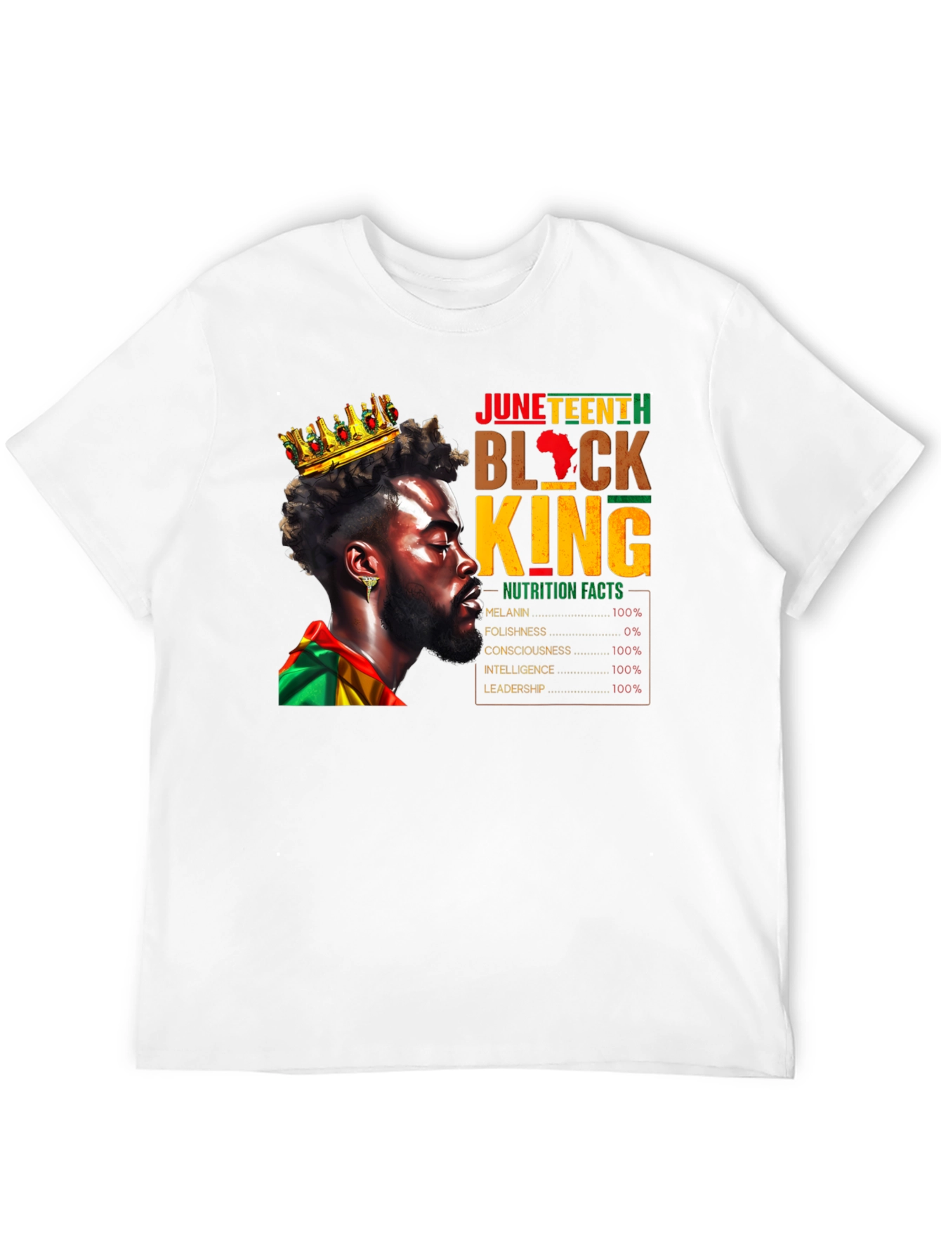 Juneteenth Black King T-Shirt