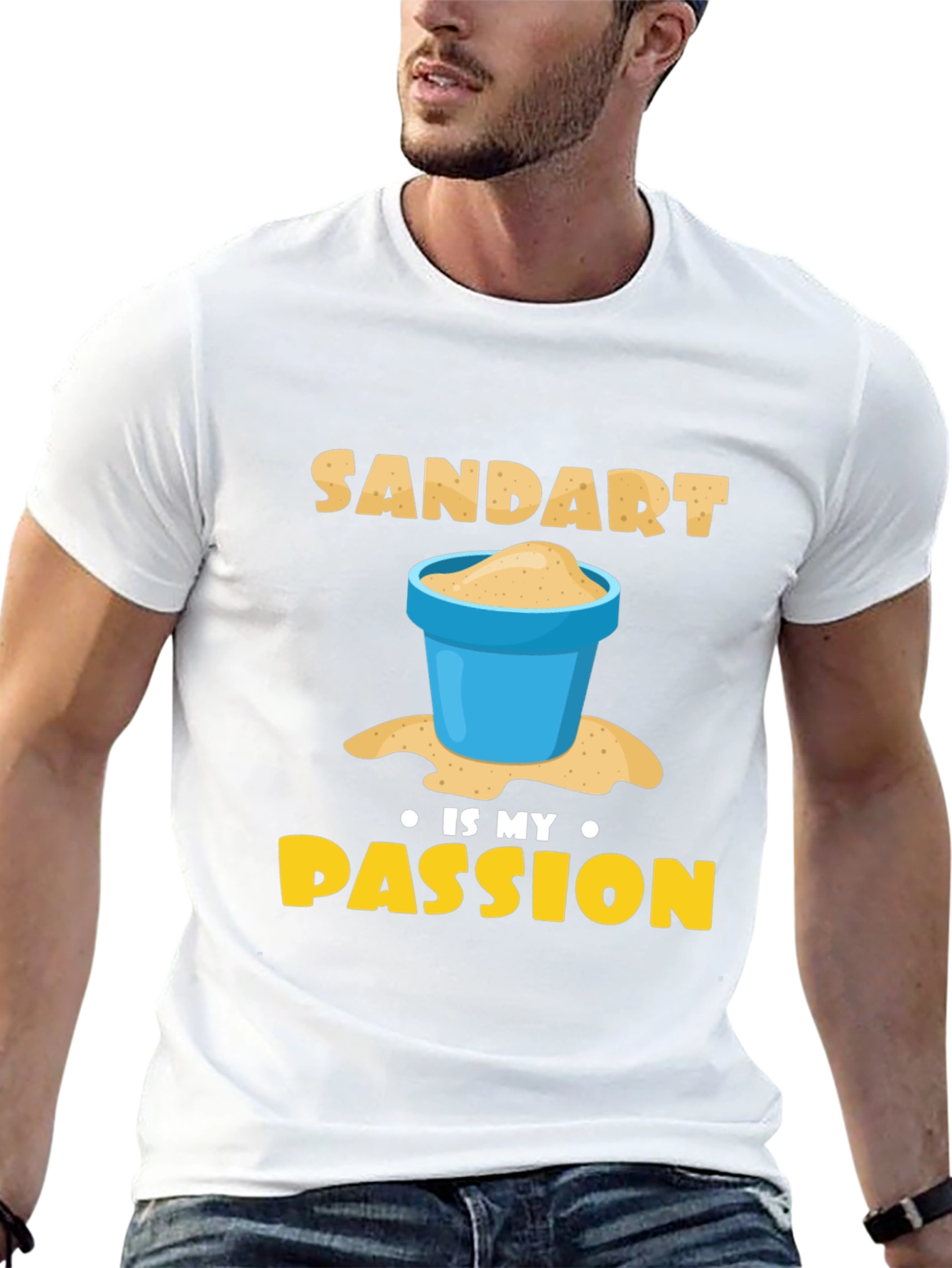 Sand Art Passion T-Shirt | Playful Graphic Tee