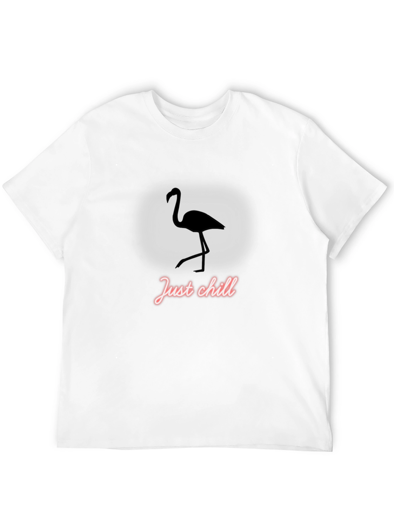 Just Chill Flamingo T-Shirt - Relaxed Style