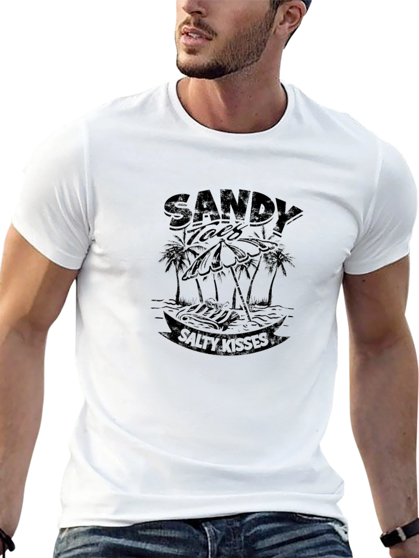Sandy Toes & Salty Kisses Graphic Tee