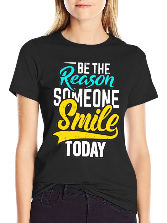 Be the Reason Smile Today Black Graphic Tee