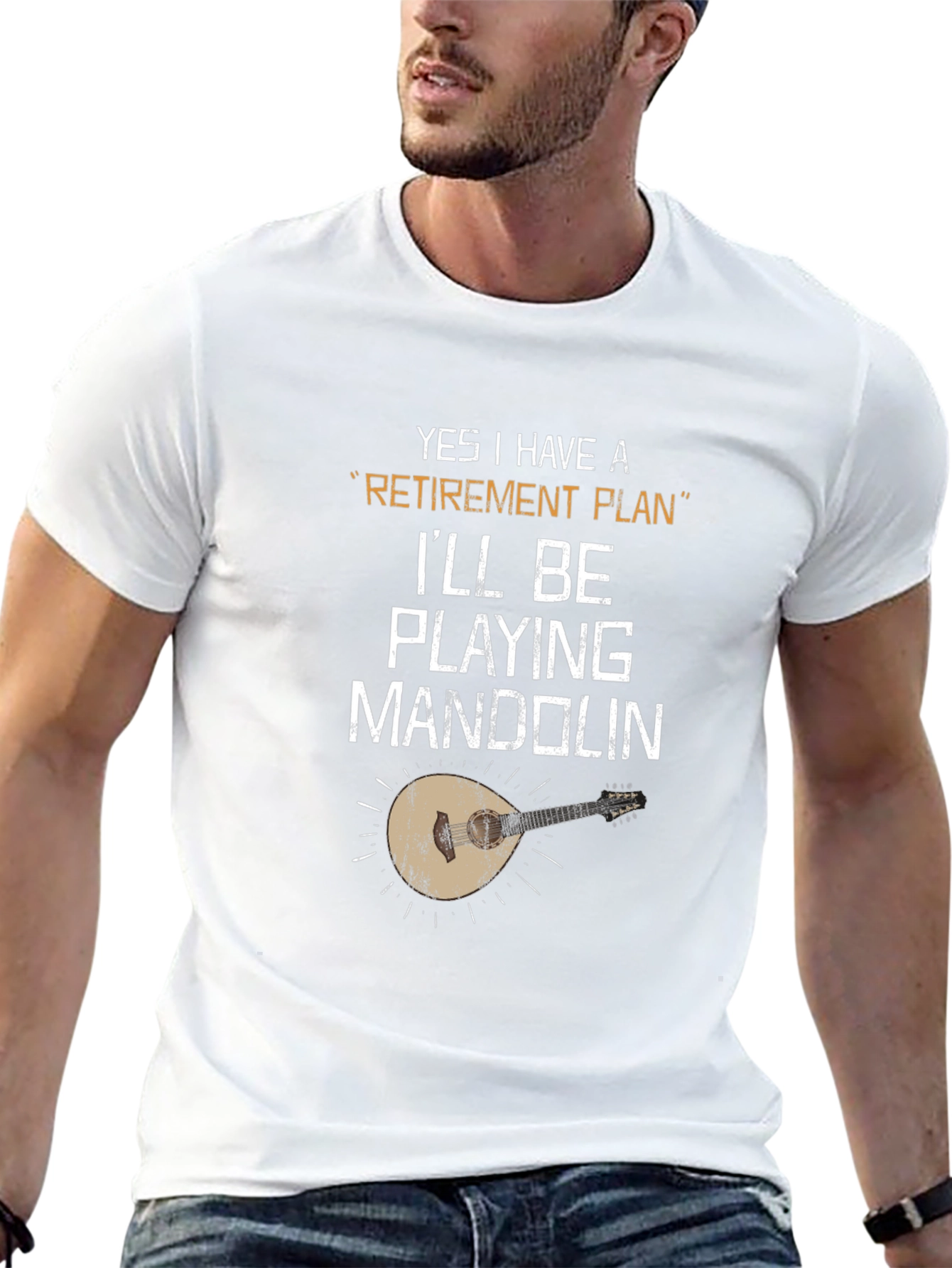 Retirement Plan Mandolin Player T-Shirt