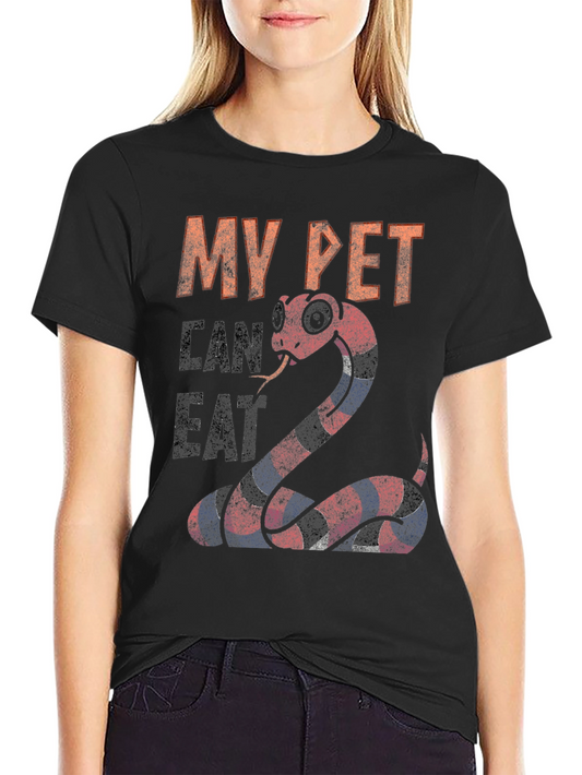 My Pet Can Eat T-Shirt - Snake Graphic Tee