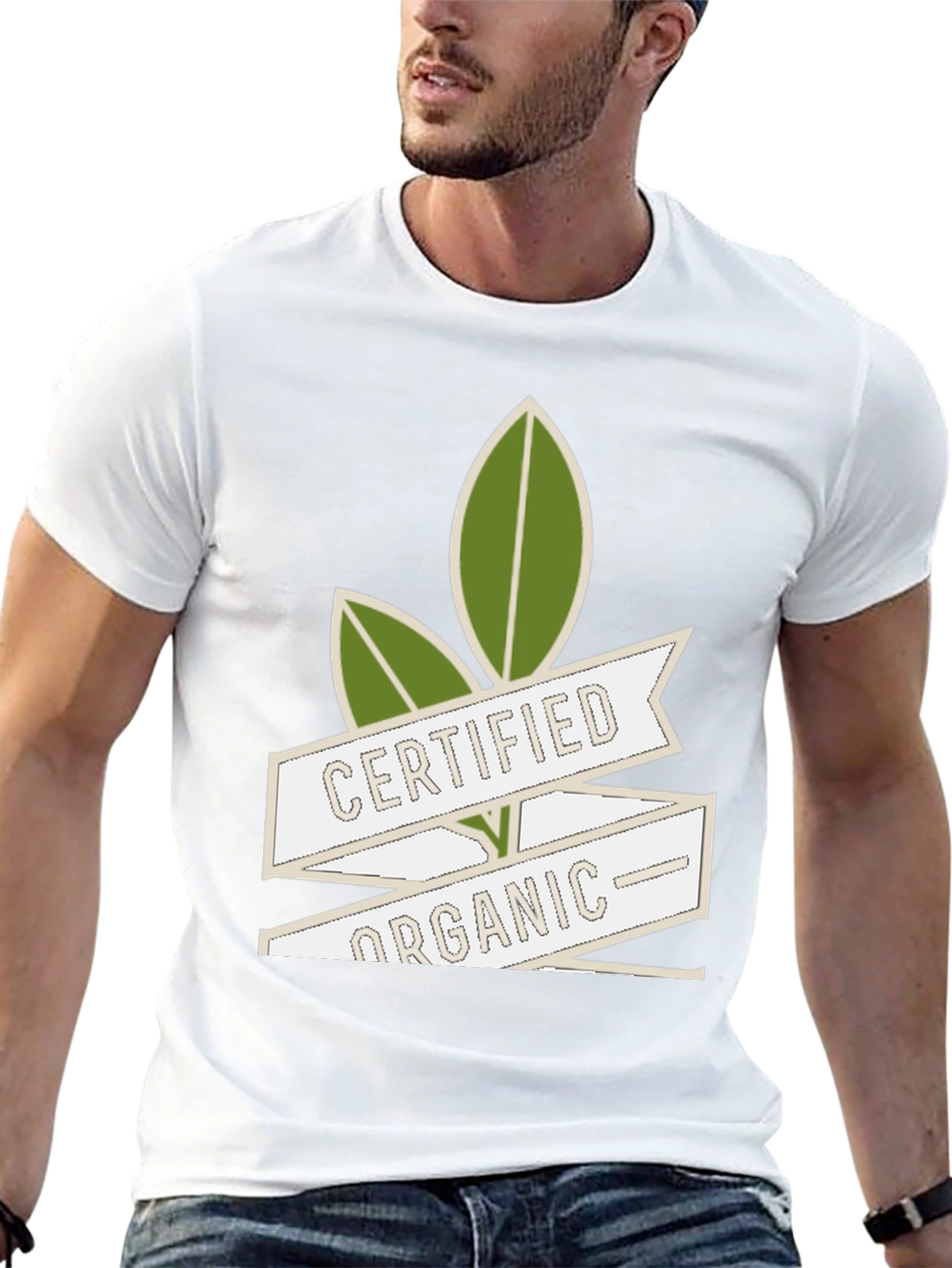 Certified Organic Graphic Tee - Eco-Friendly