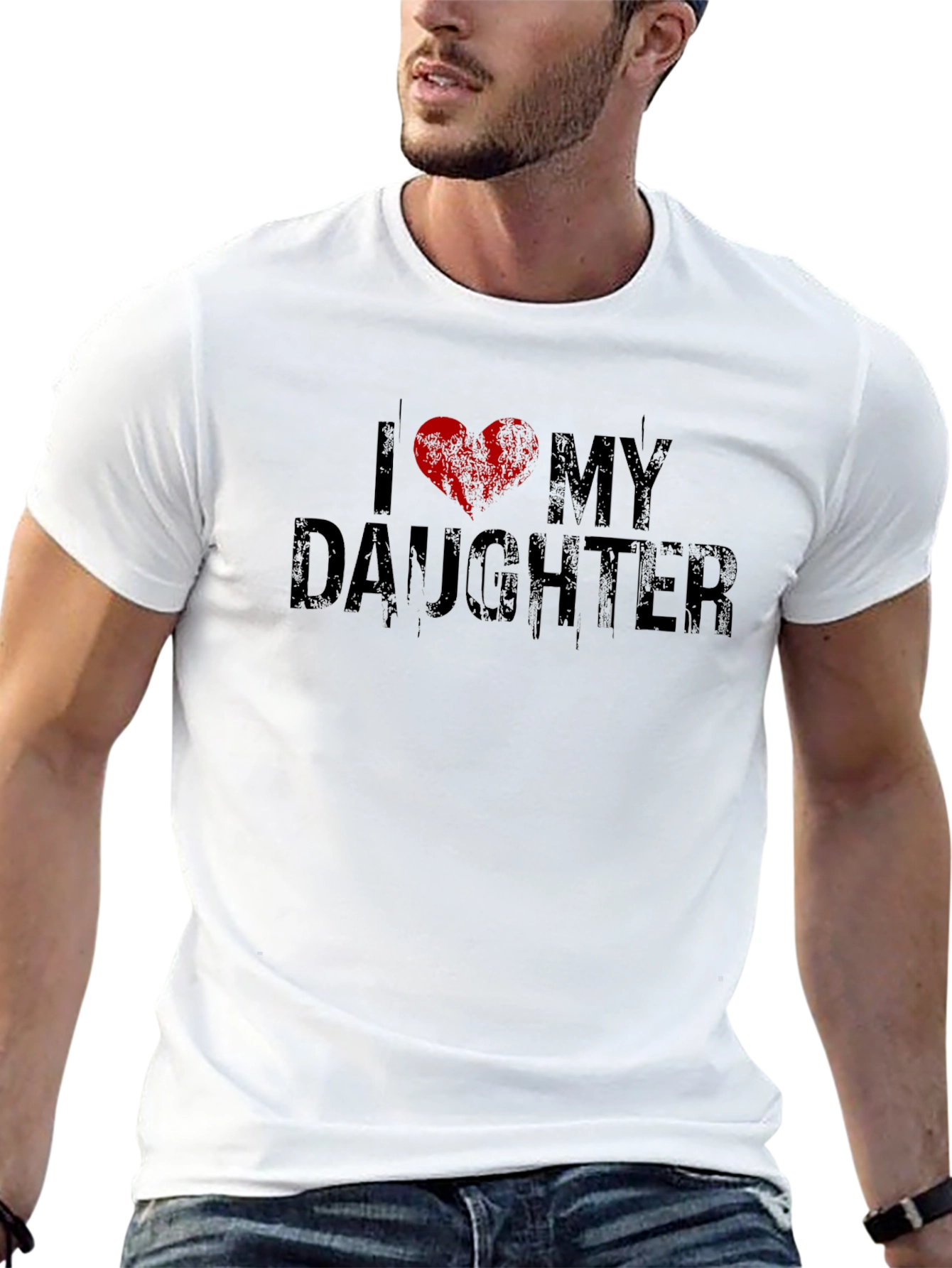 I Heart My Daughter Graphic Tee