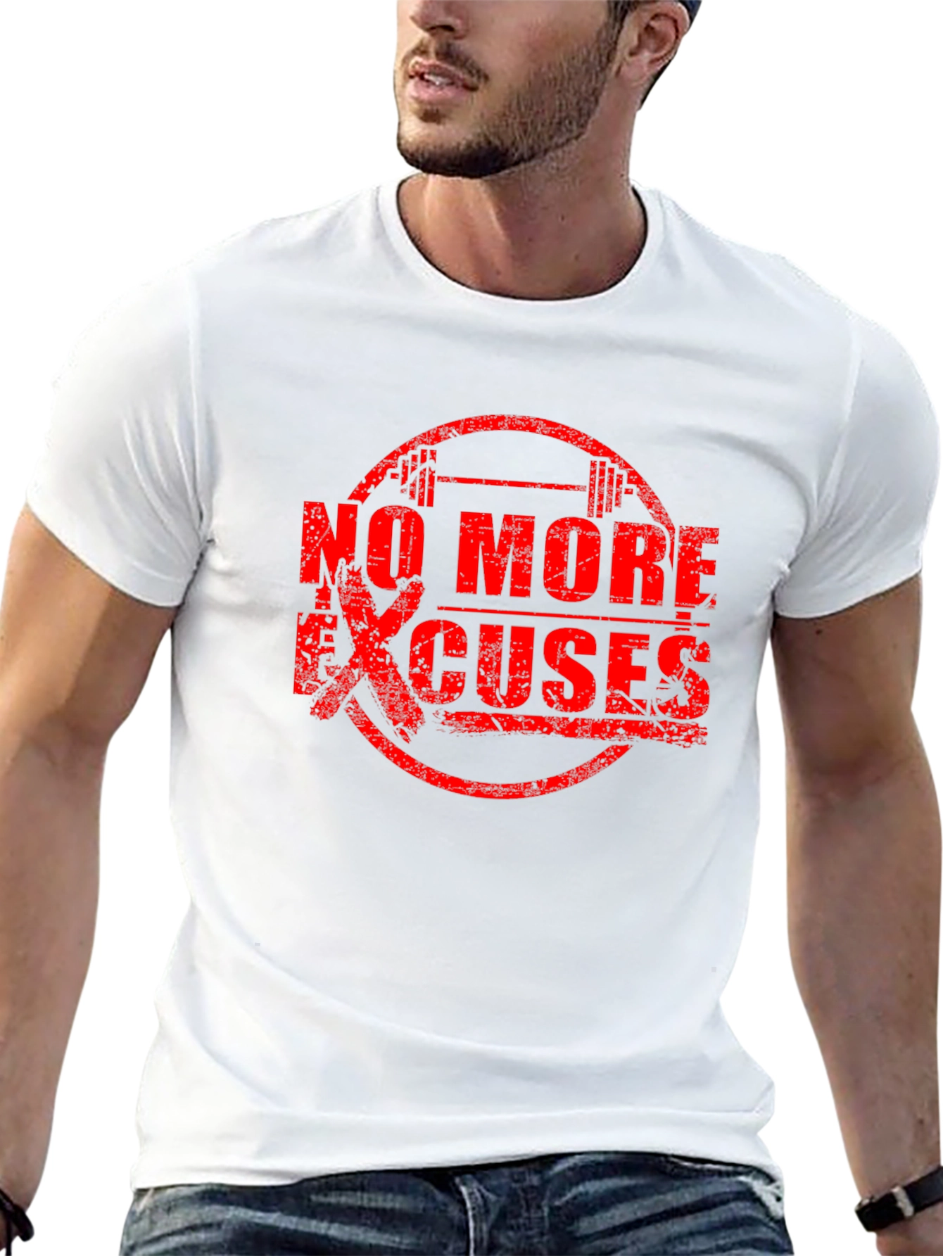 No More Excuses Gym Workout T-Shirt
