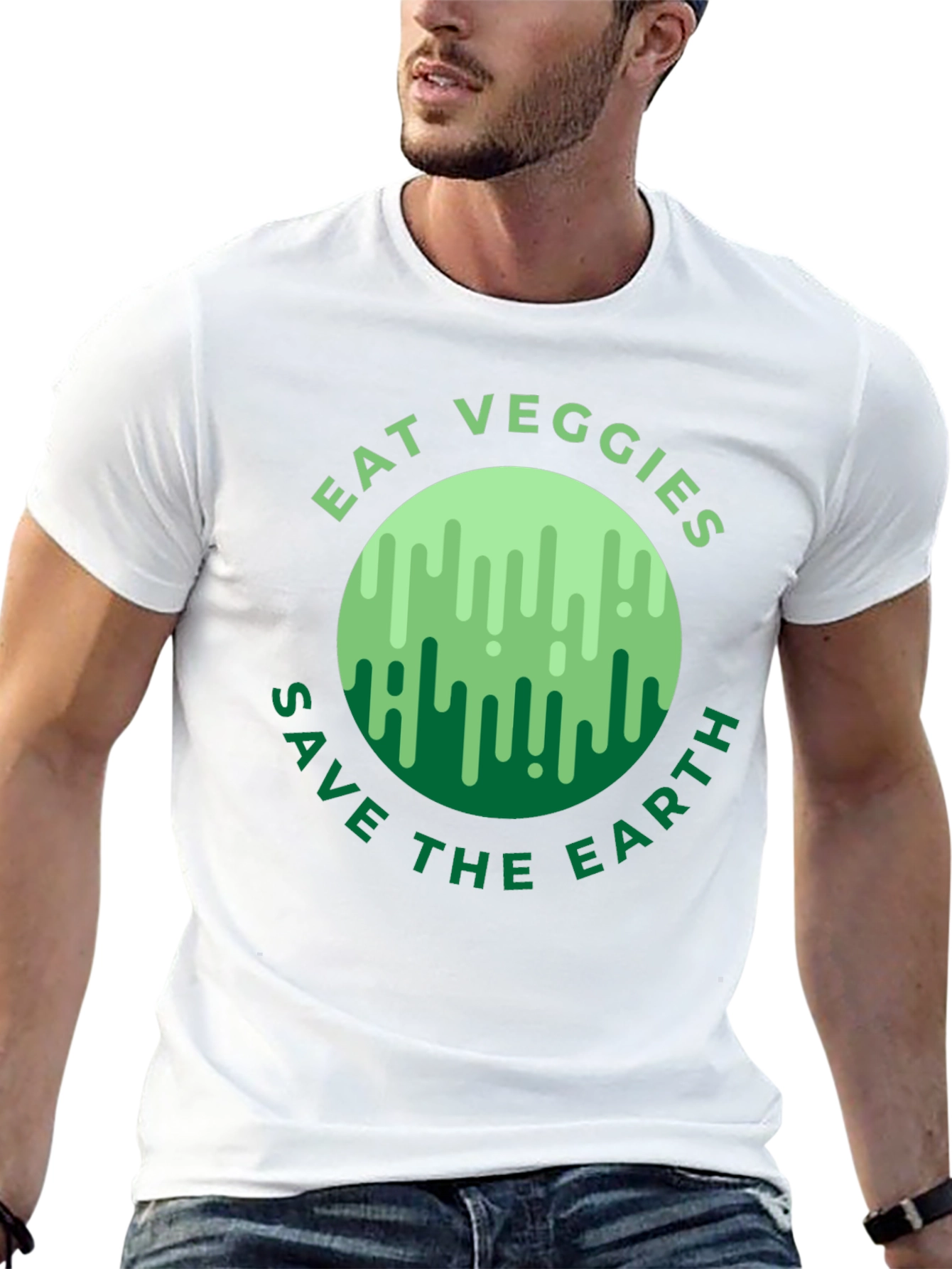 Eat Veggies Save Earth T-Shirt