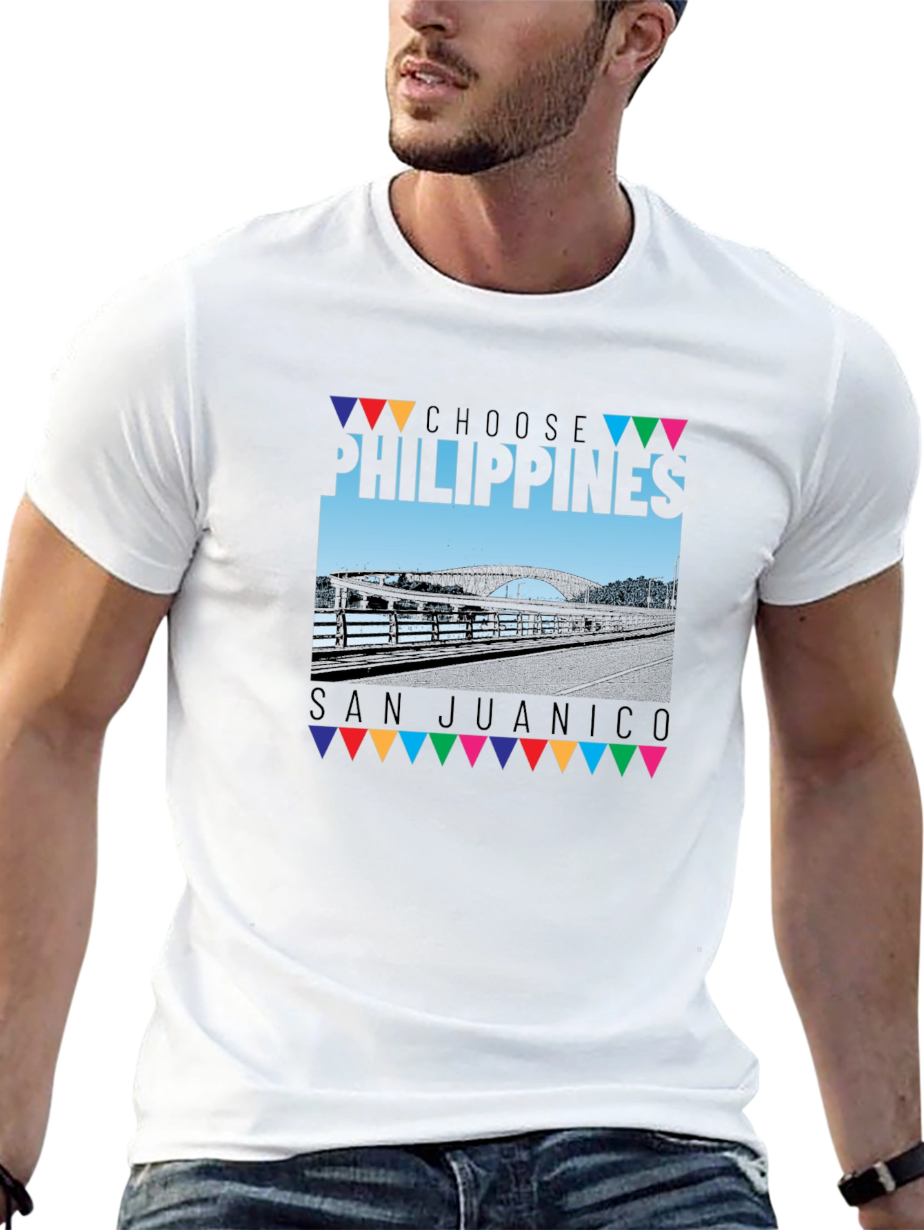 Choose Philippines San Juanico Black T-Shirt