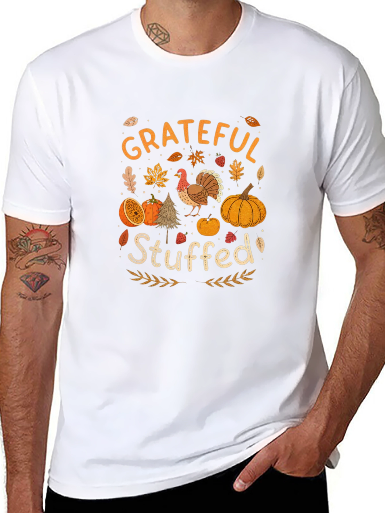 Grateful Stuffed Thanksgiving T-Shirt