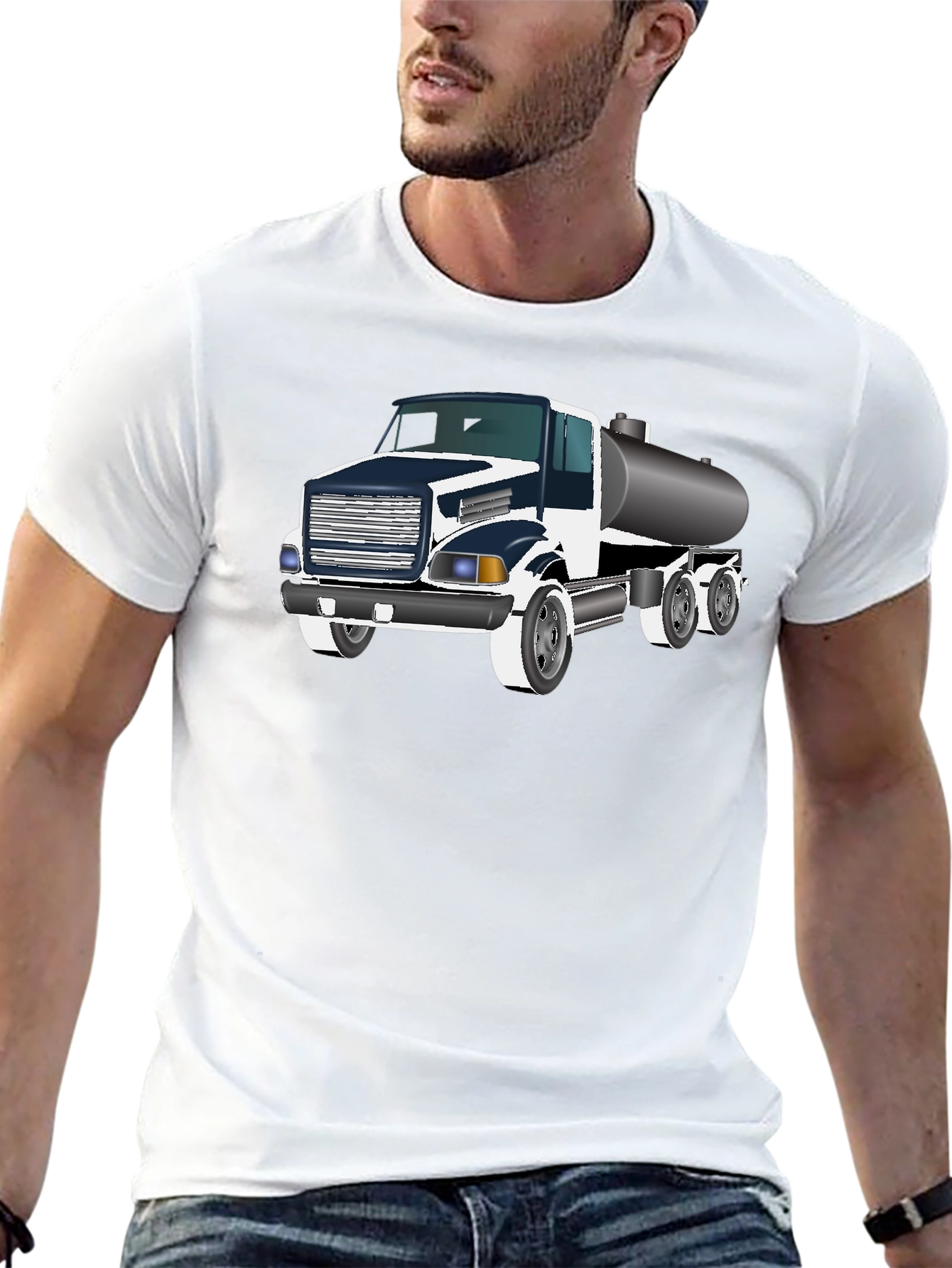 Truck Graphic Tee - Cool Design