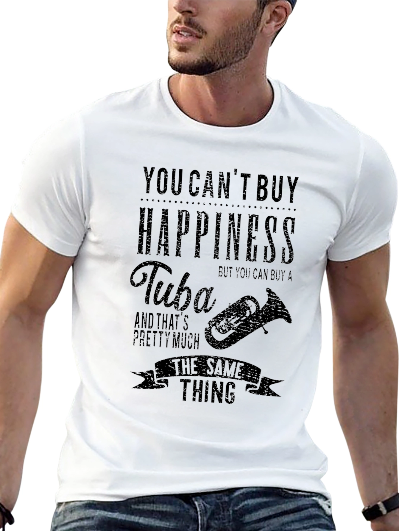 Tuba Happiness T-Shirt - Musician Gift