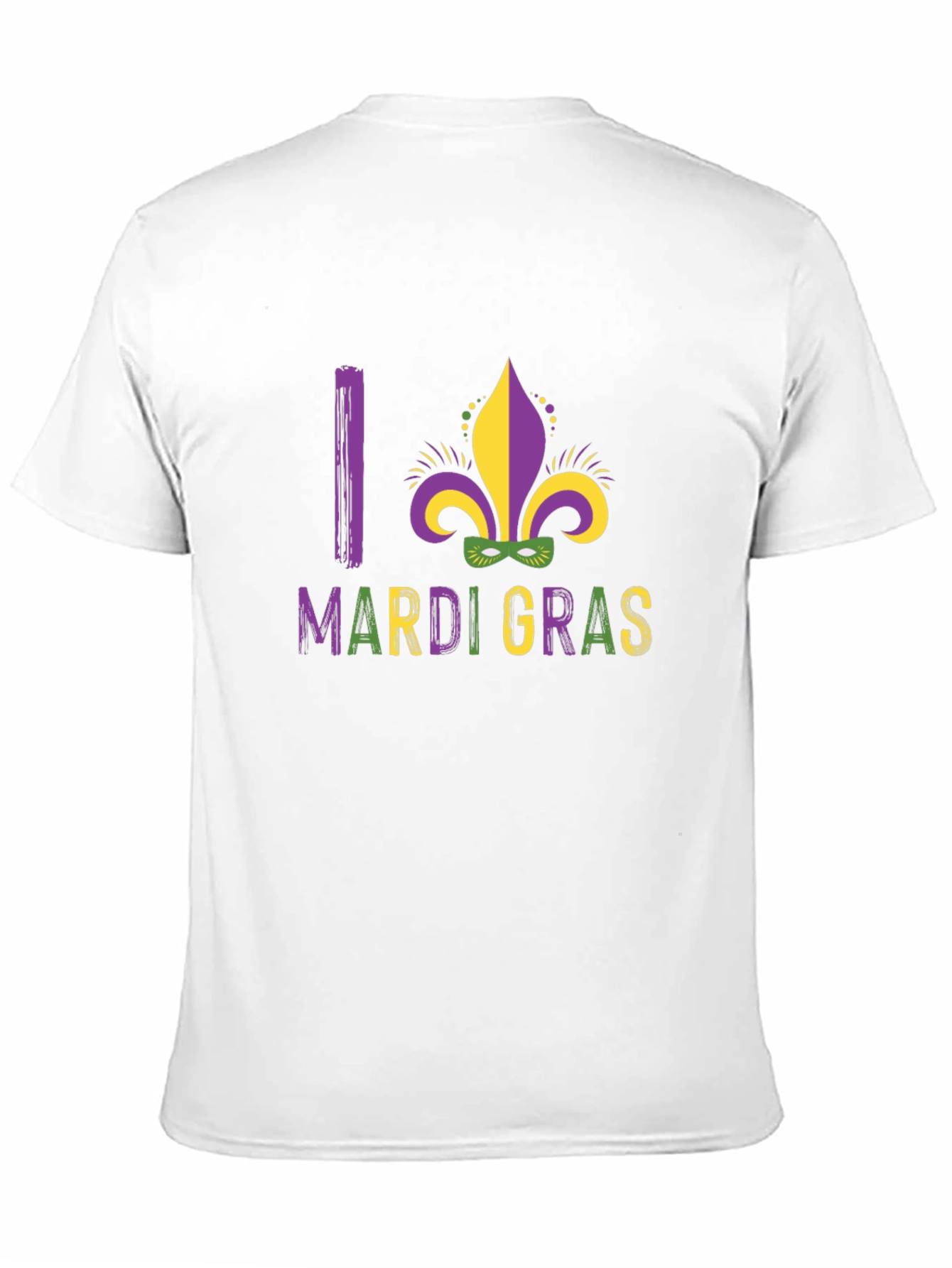 I Love Mardi Gras Graphic Tee
