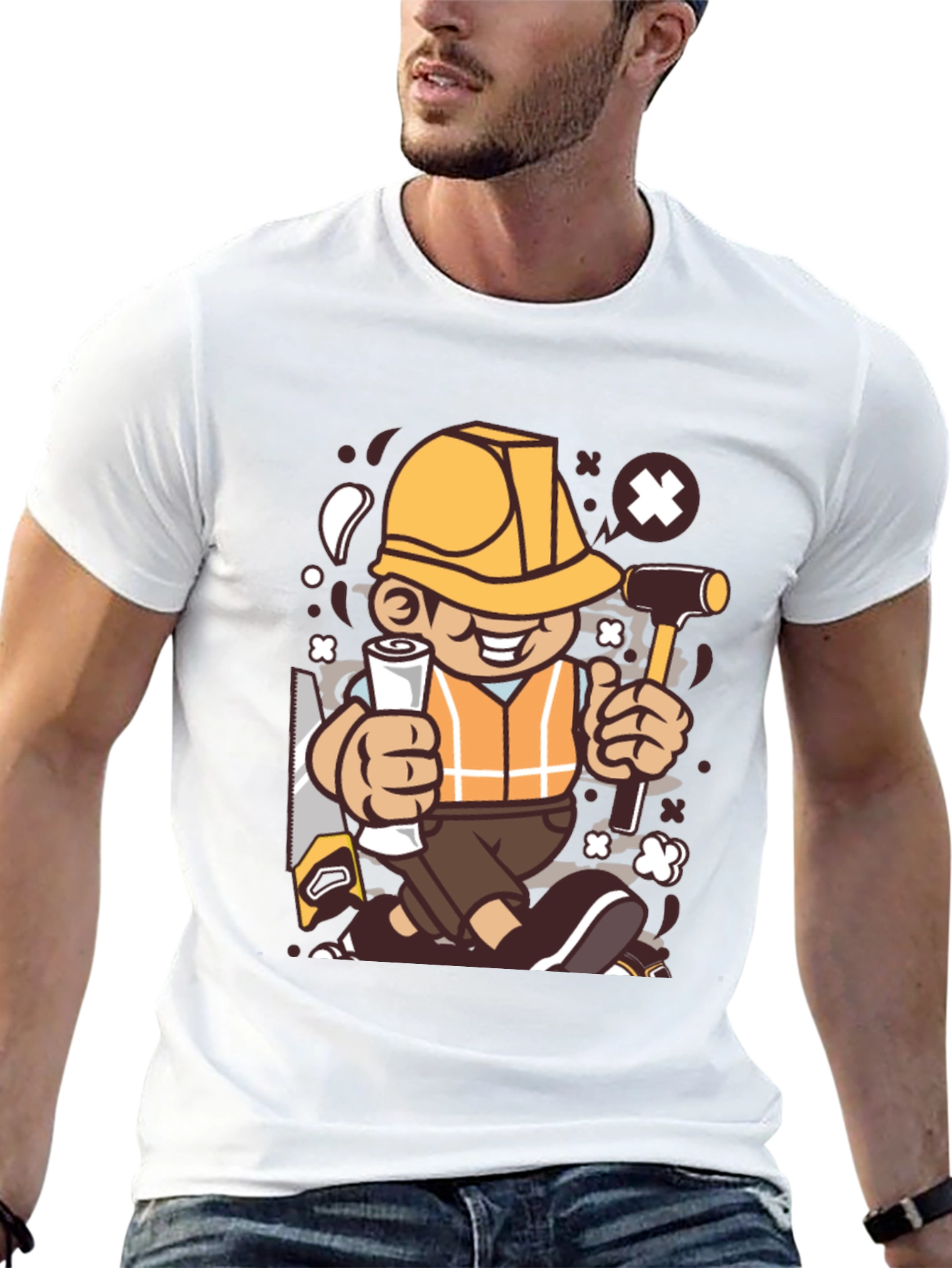 Cartoon Builder T-Shirt