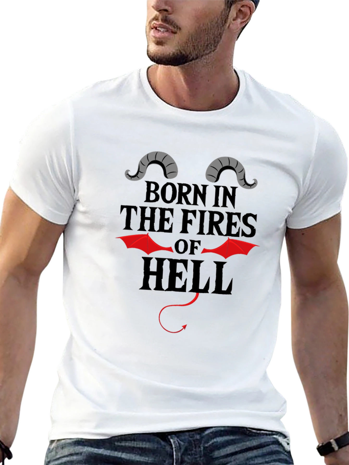 Born in Hell Graphic Tee - Mens