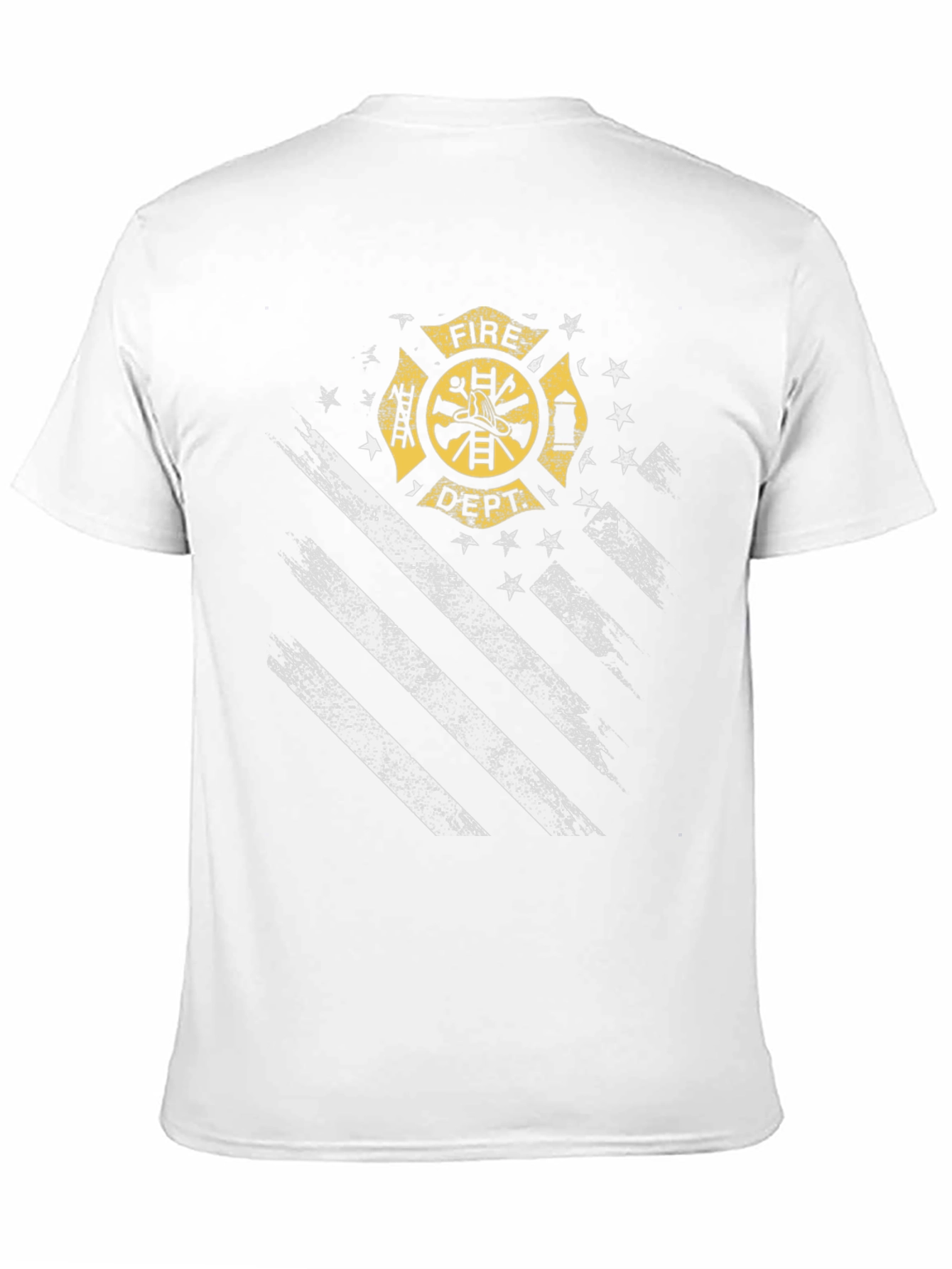 Fire Dept. American Flag T-Shirt