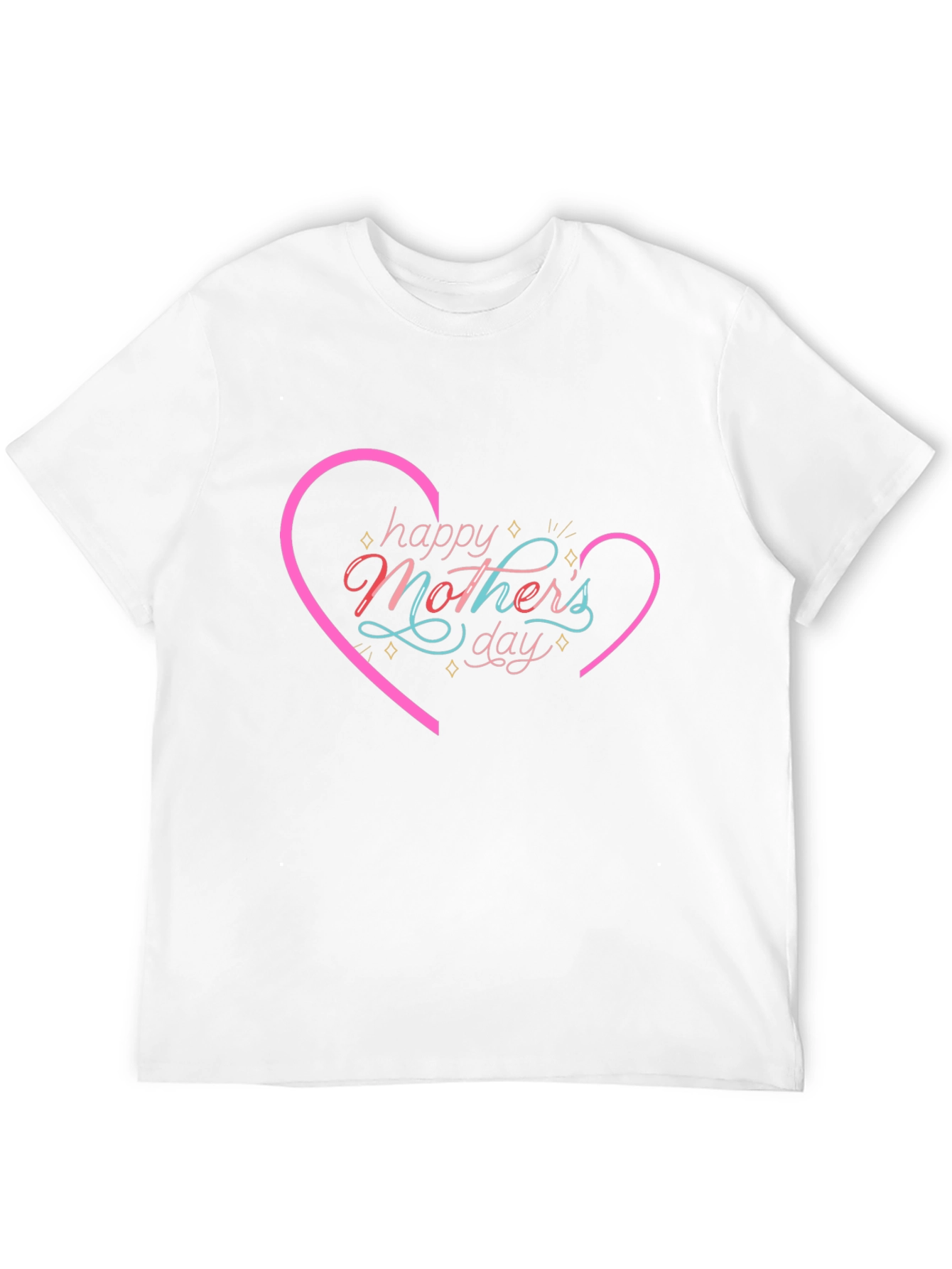 Happy Mothers Day Black T-Shirt
