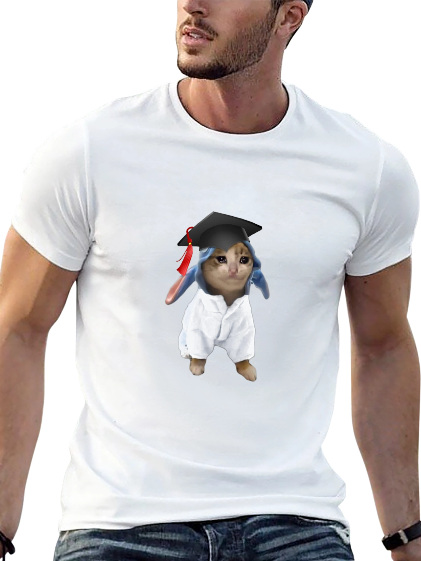 Graduation Cat T-Shirt - Funny & Unique