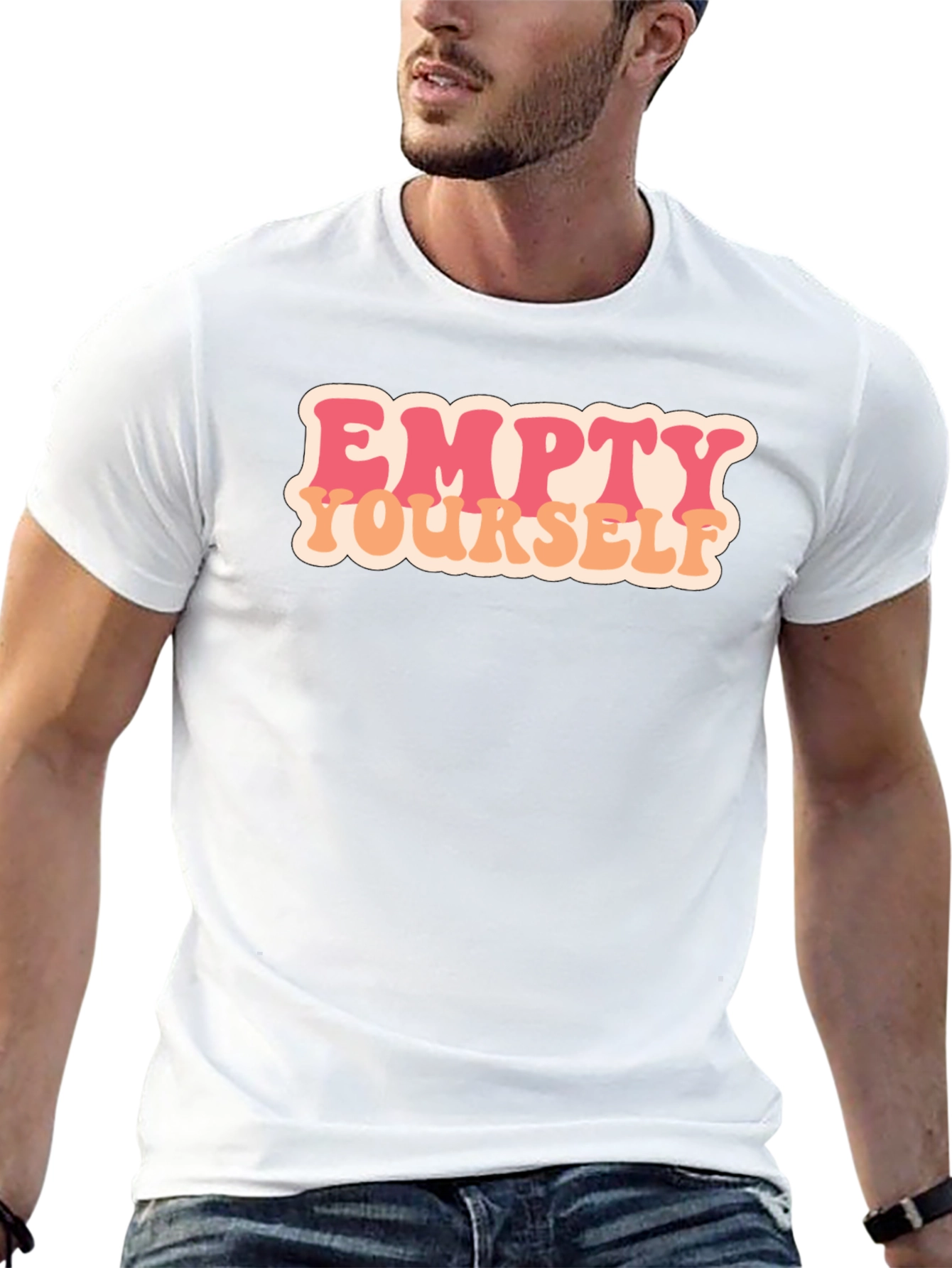 Empty Yourself Graphic Tee - Retro Style