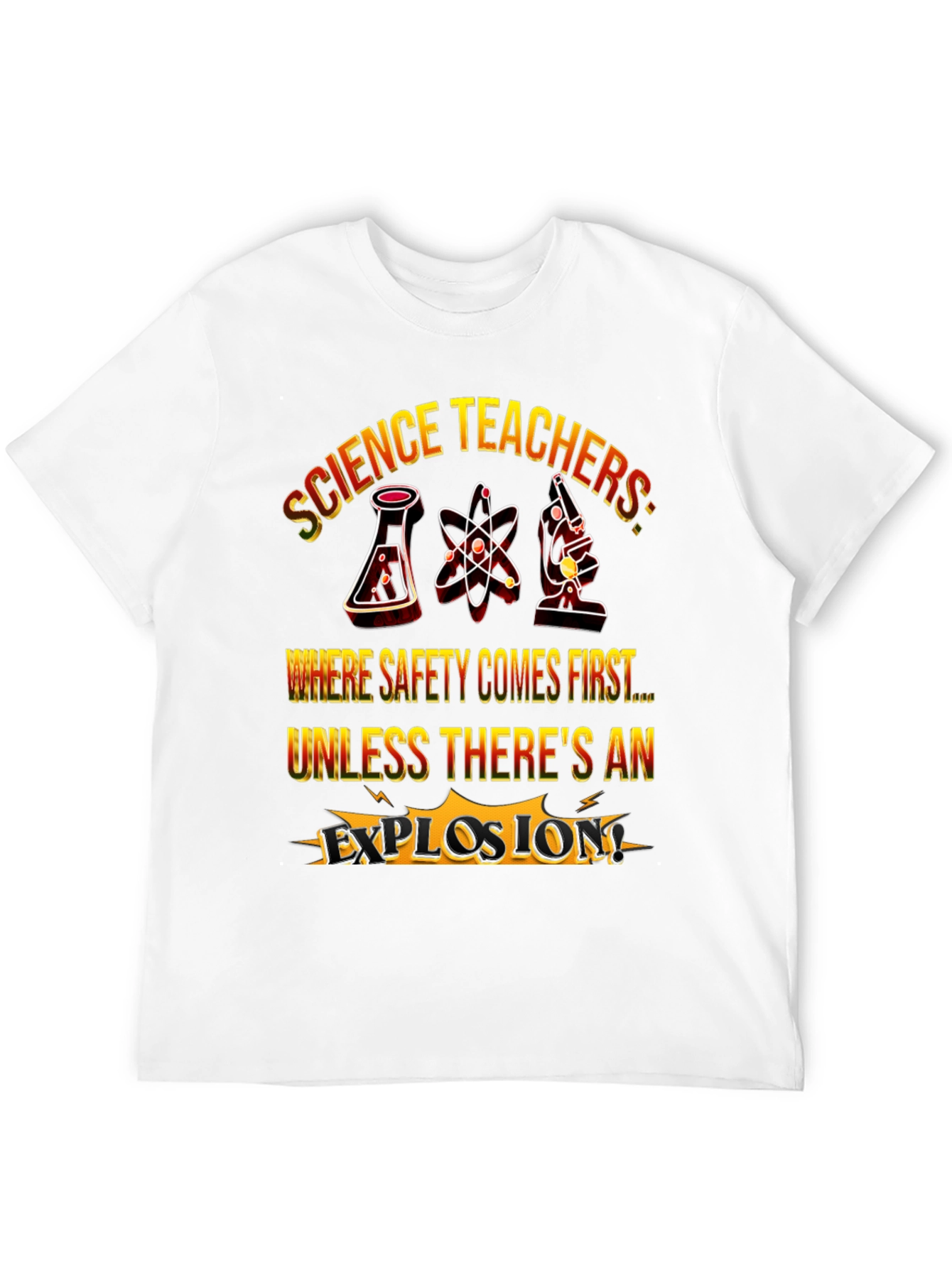 Science Teacher Explosion T-Shirt