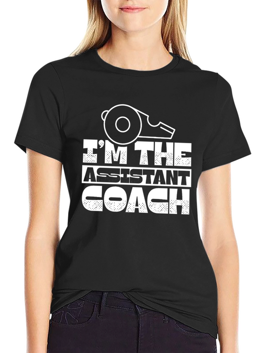 Assistant Coach T-Shirt - Whistle Design