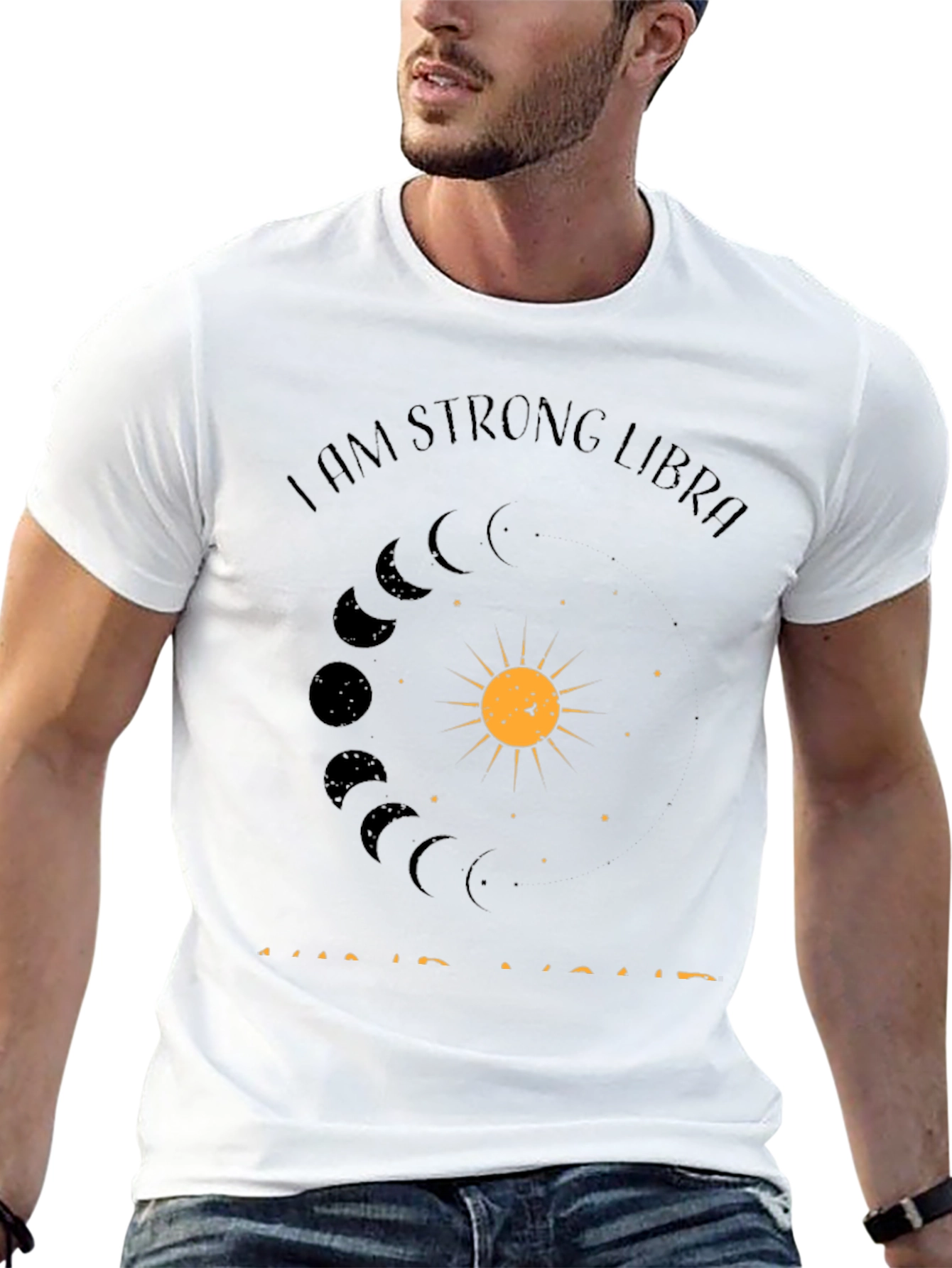 Strong Libra Graphic Tee - Zodiac T-Shirt