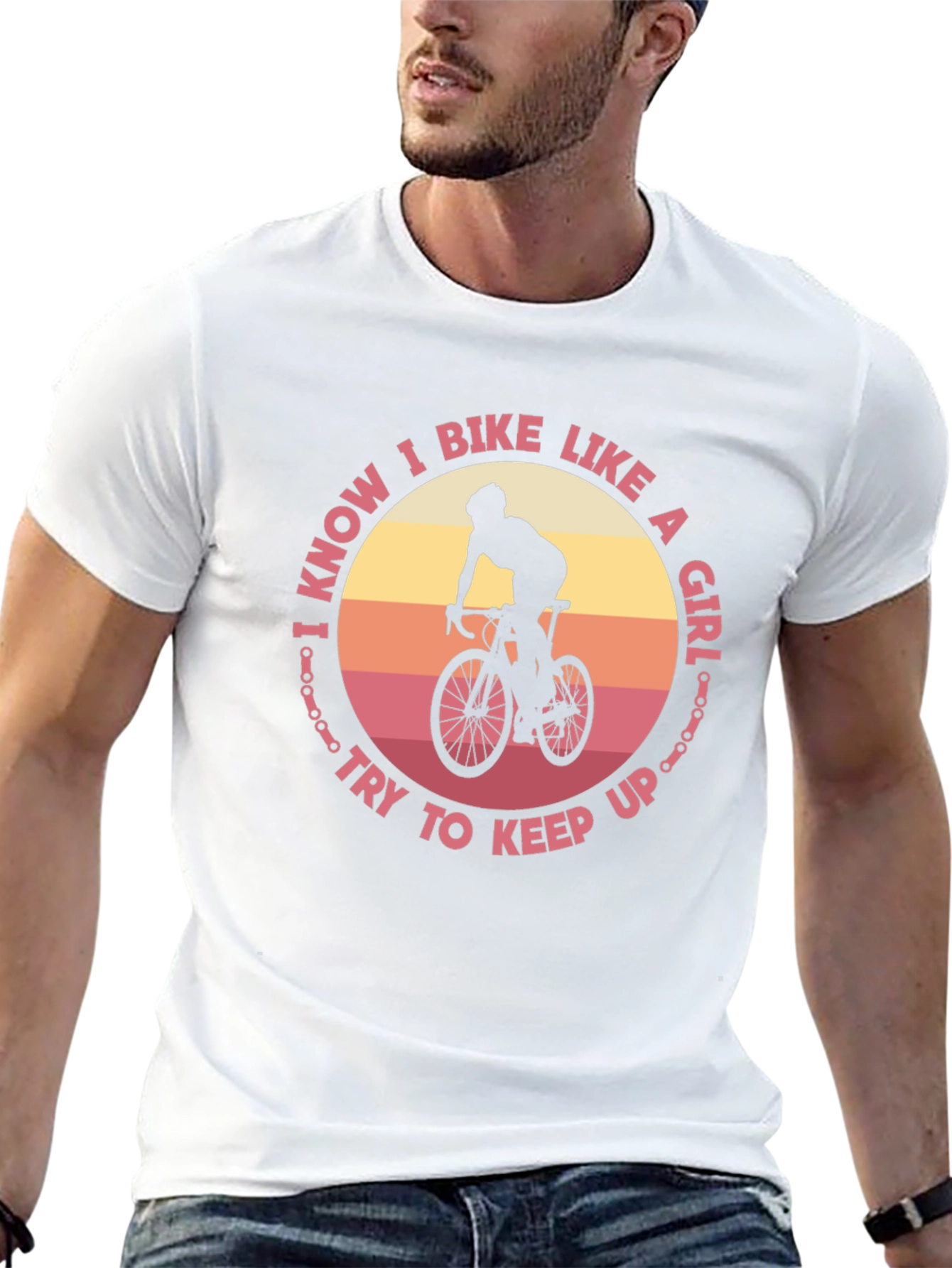 I Bike Like A Girl T-Shirt