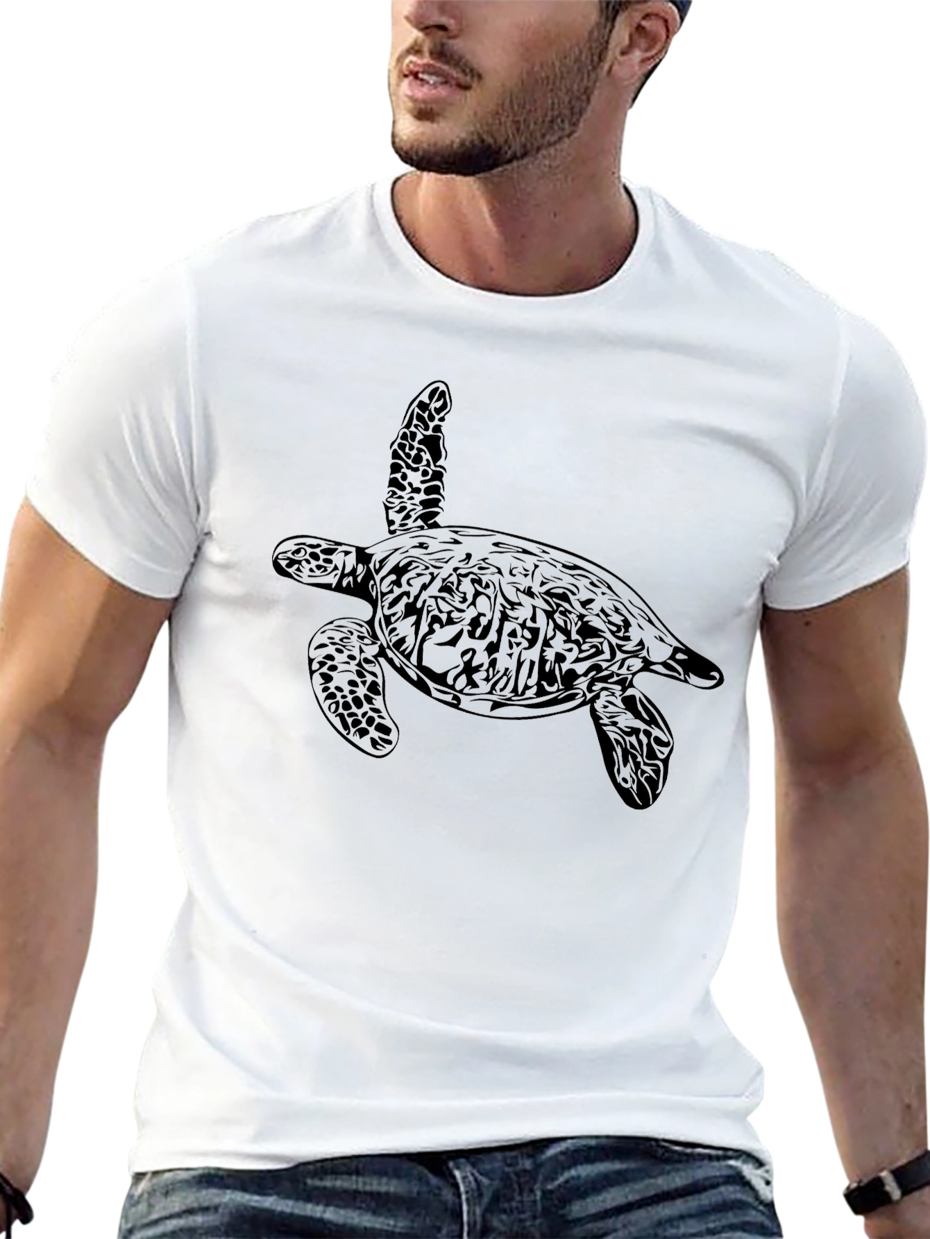 Black Turtle Graphic Tee