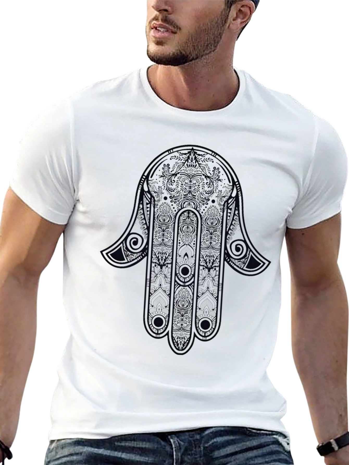 Hamsa Hand Graphic T-Shirt