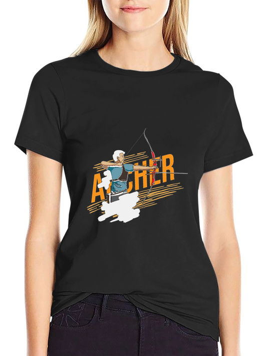 Archer Graphic T-Shirt - Sporty Tee for Men