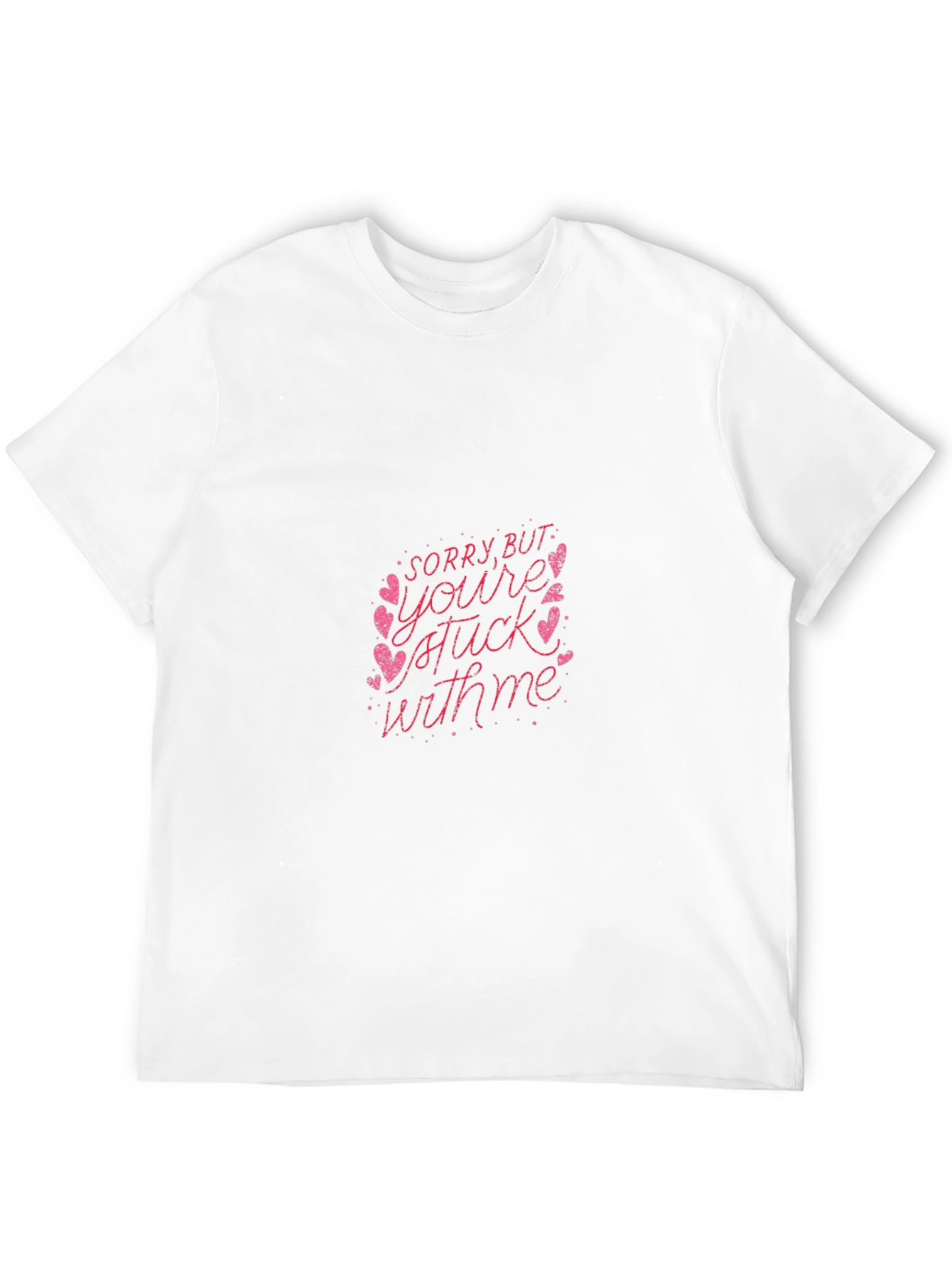 Romantic Stuck With Me Graphic T-Shirt