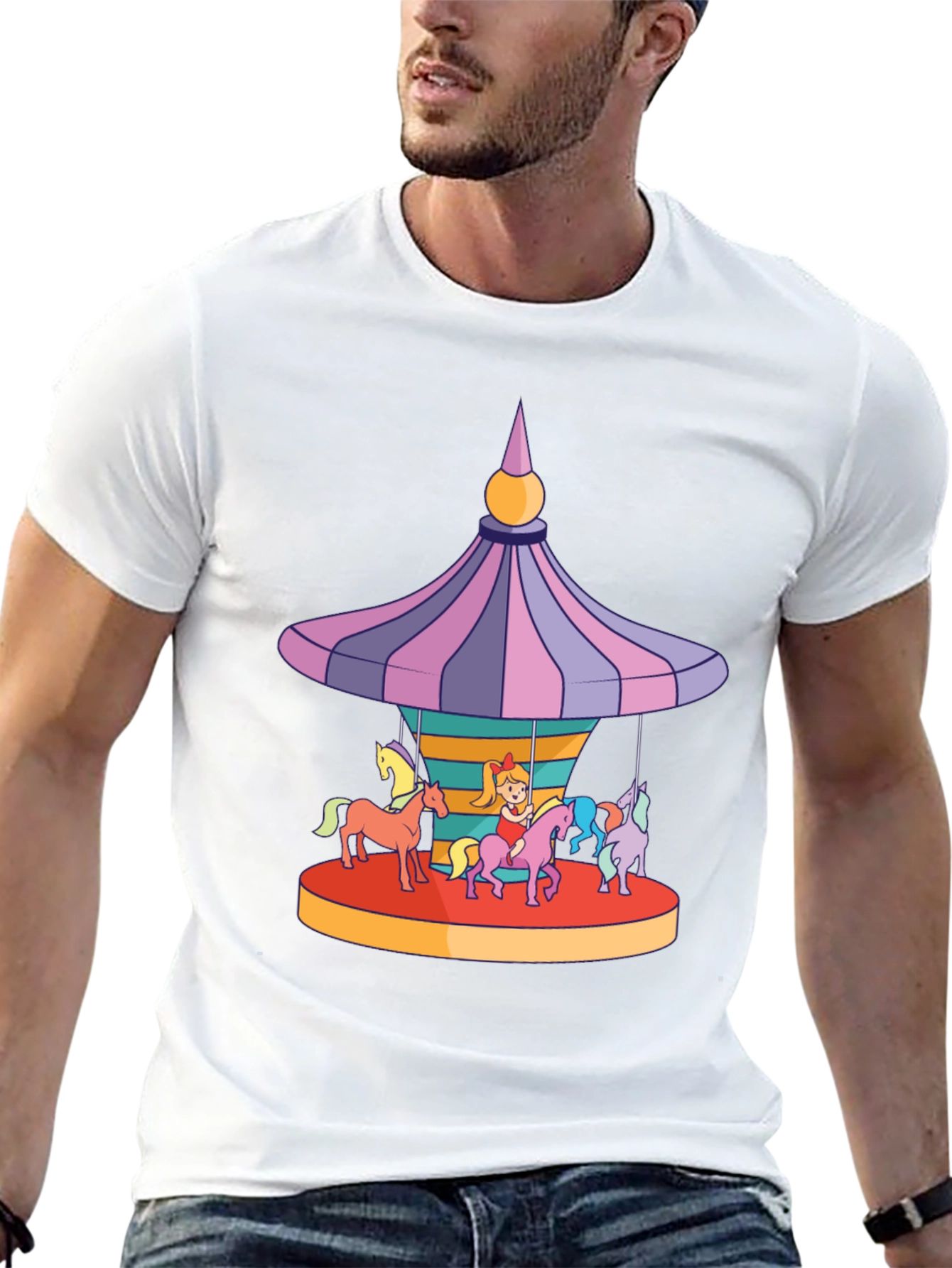Carousel Horse T-Shirt - Fun & Unique Design