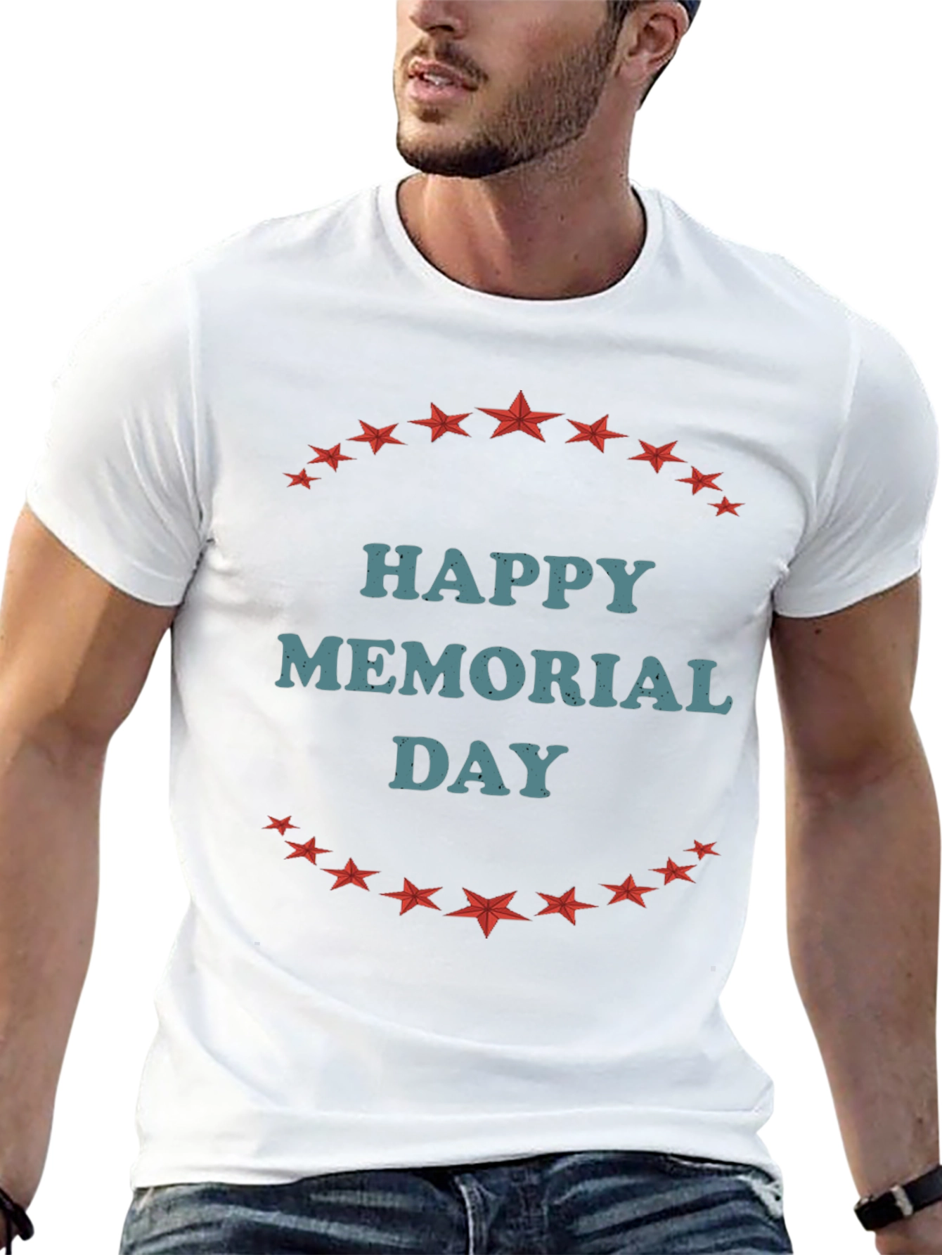 Happy Memorial Day Star T-Shirt