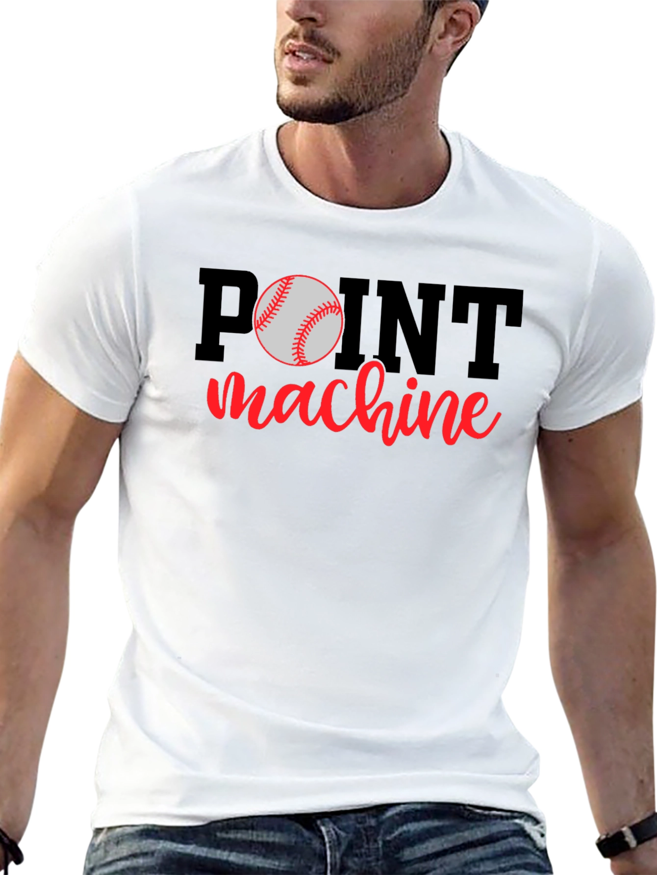 Point Machine Baseball T-Shirt