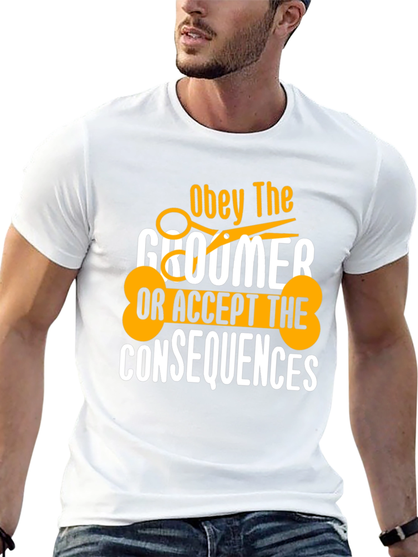 Obey the Groomer T-Shirt - Dog Lover Tee
