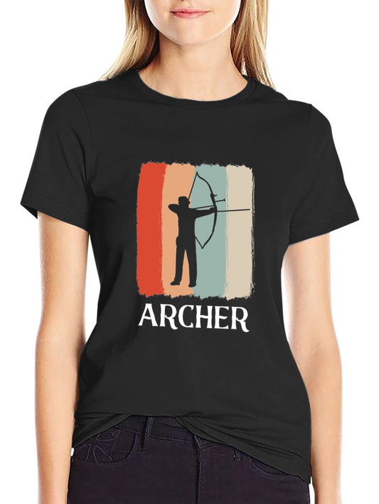 Archer Silhouette T-Shirt Retro Design