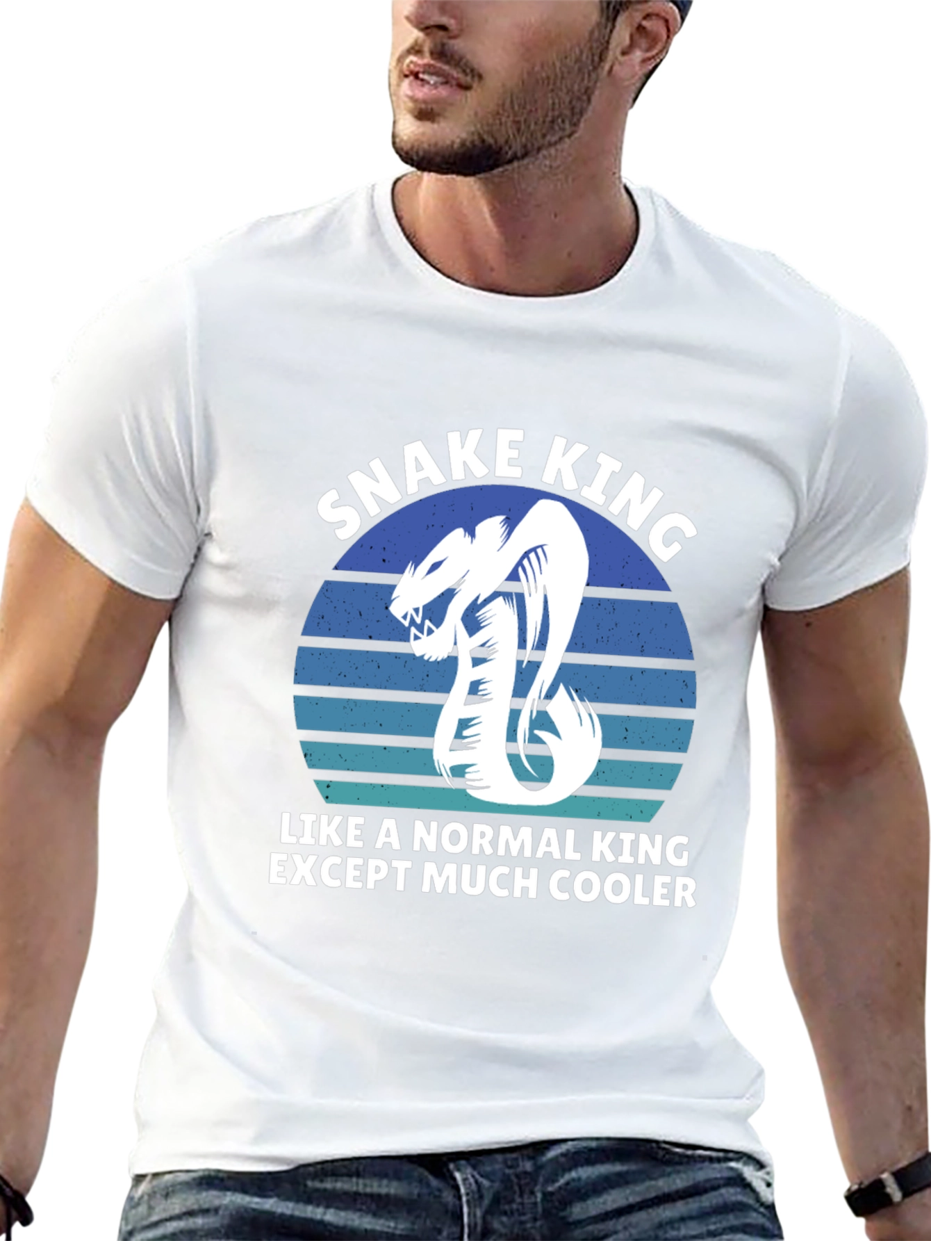 Snake King Graphic Tee - Cooler Than Normal