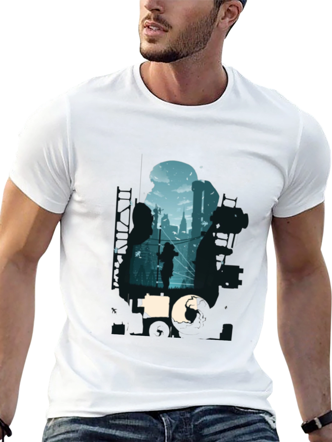 Bioshock Inspired Graphic T-Shirt - Black
